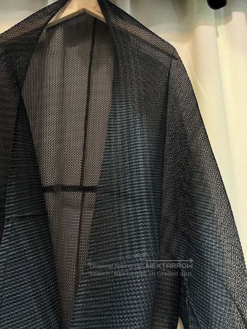 Issey Miyake Issey Miyake size:one size Black-Green Striped Tatami-Styl Size XXS / US 00 / IT 34 - 3 Thumbnail