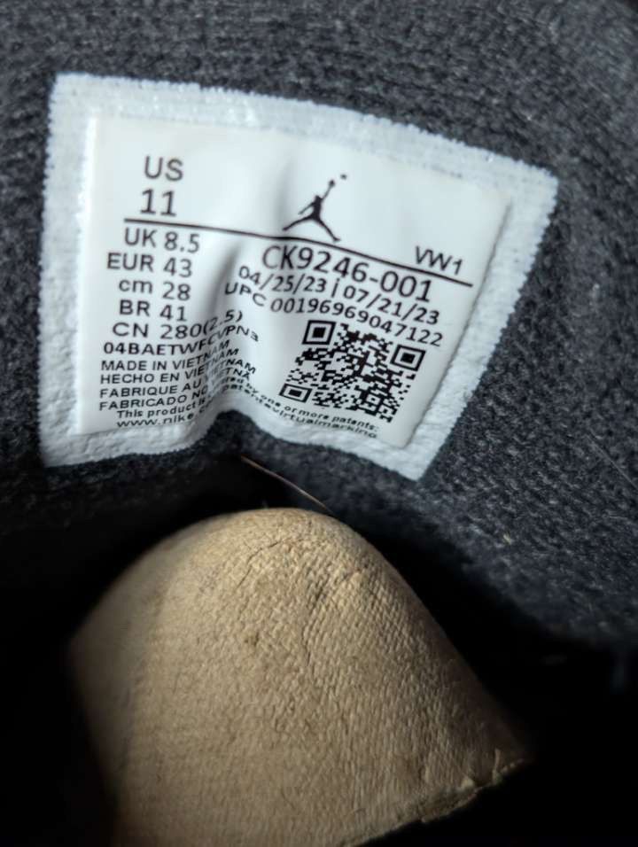 Jordan Brand Jordan 3 Off Noir Size US 9.5 / EU 42-43 - 8 Thumbnail
