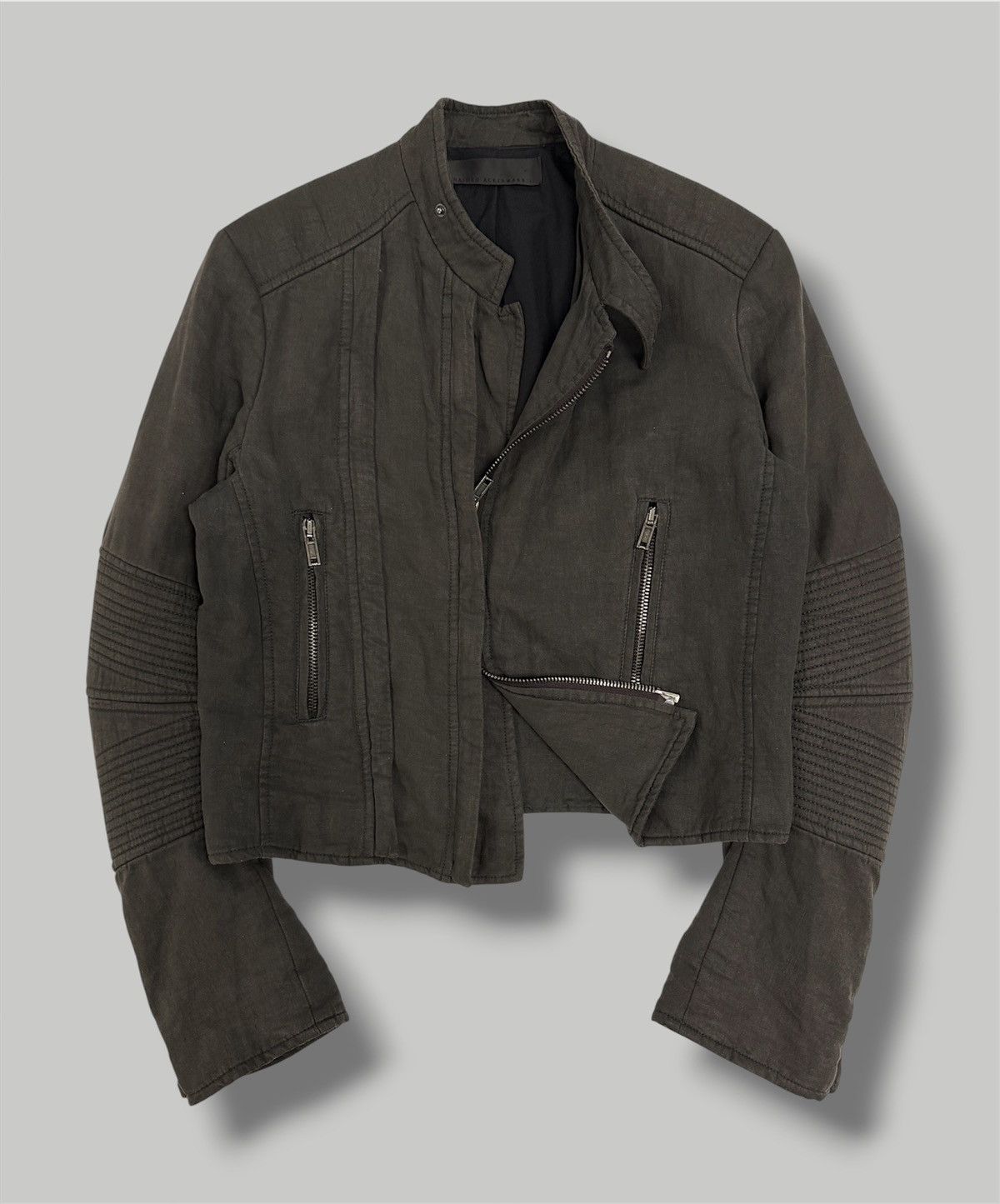 Haider Ackermann Haider Ackermann SS15 Sample Cyanide Biker Jacket Size US L / EU 52-54 / 3 - 2 Thumbnail