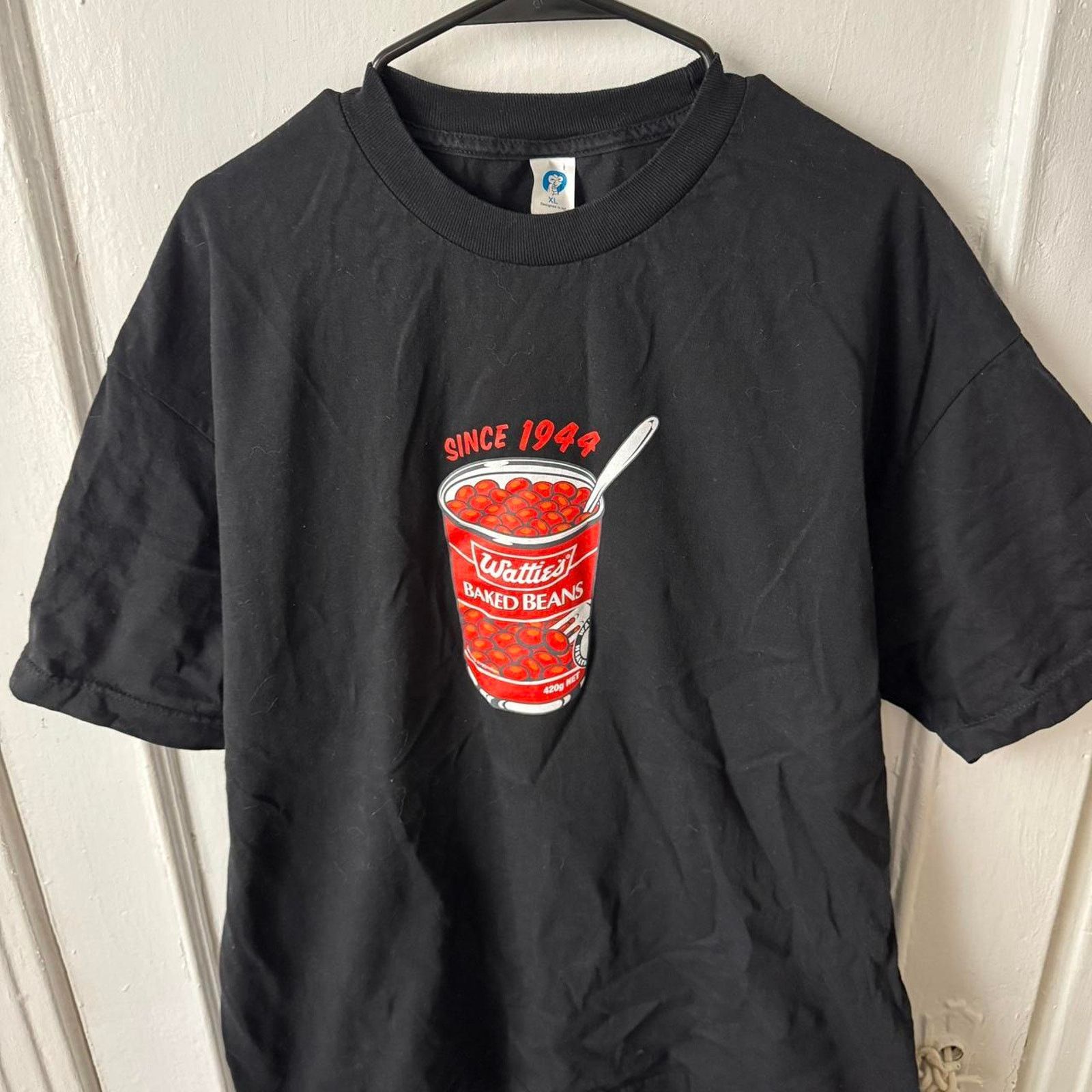 Other Watties Baked Beans Graphic Tee “Since 1944” Black Shirt Size US XL / EU 56 / 4 - 2 Thumbnail