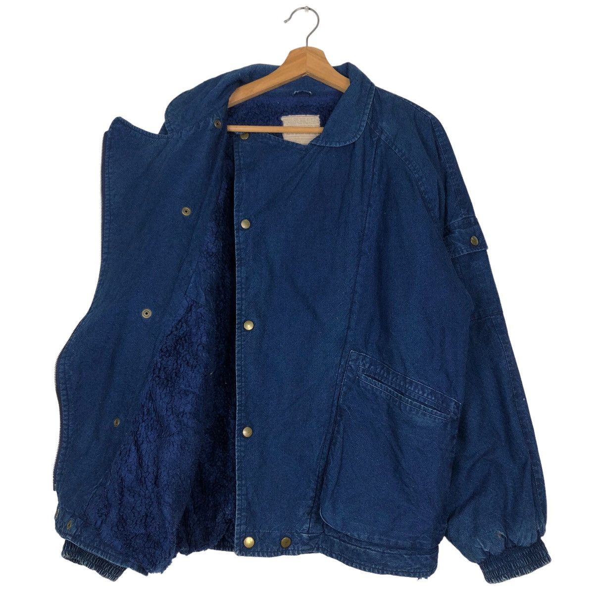 Issey Miyake 🔥Vintage Bomber Denim Jacket North Bound Japan Made Size US M / EU 48-50 / 2 - 11 Thumbnail