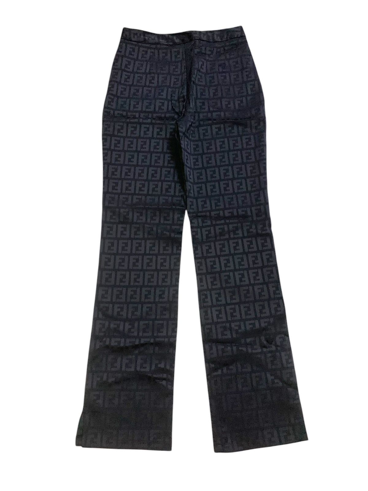Designer × Japanese Brand Vtg Japanese Brand Mount Fashion Monogram Black Pant Size 27" / US 4 / IT 40 - 3 Thumbnail