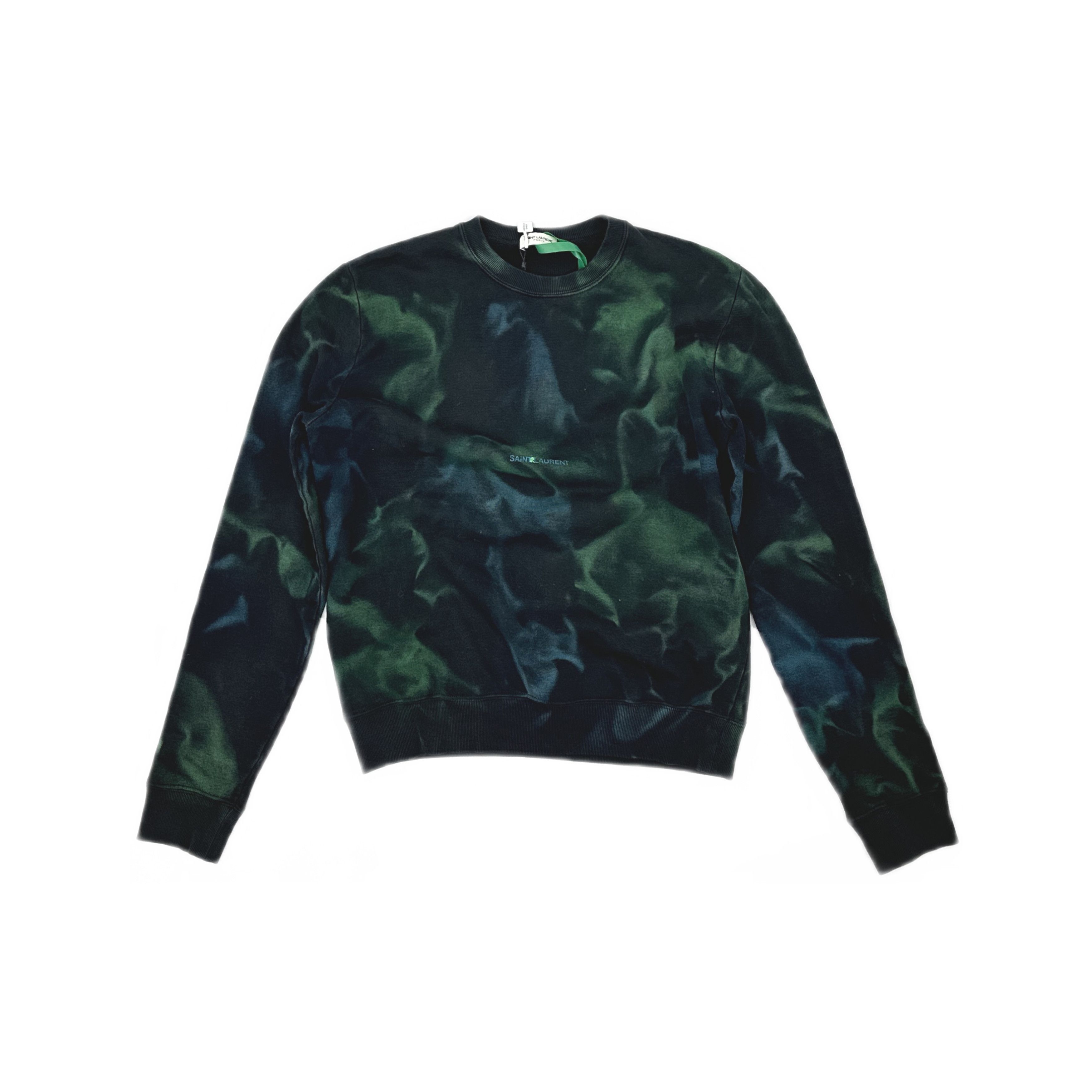 Saint Laurent Paris Saint Laurent Tie-Dye Logo Sweatshirt Size XS Size US XS / EU 42 / 0 - 1 Thumbnail