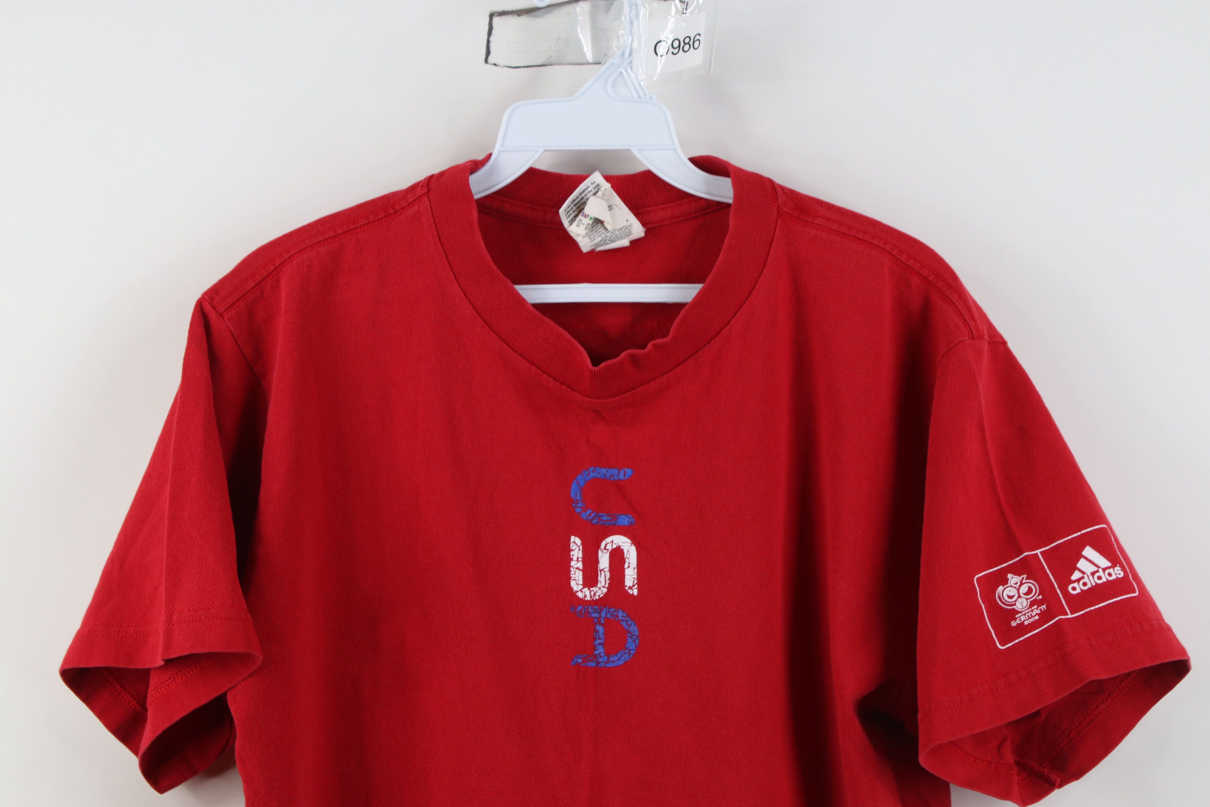 Adidas Vintage Y2K Adidas 2006 World Cup Germany Soccer T-Shirt Size US S / EU 44-46 / 1 - 2 Thumbnail