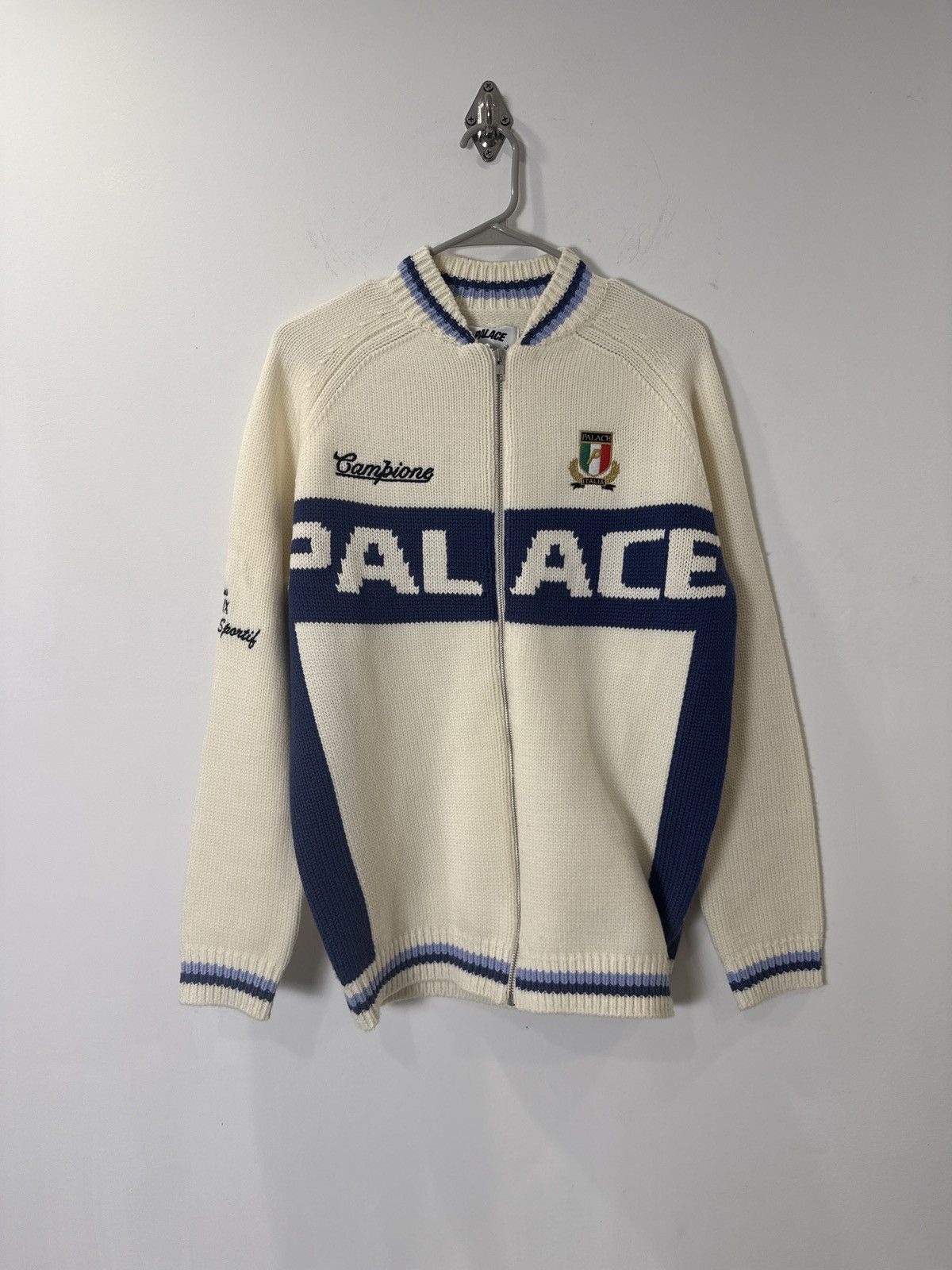 palace cycle Knit PALACE CYCLE KNIT BLUE - P23KW006 | REVERSIBLE