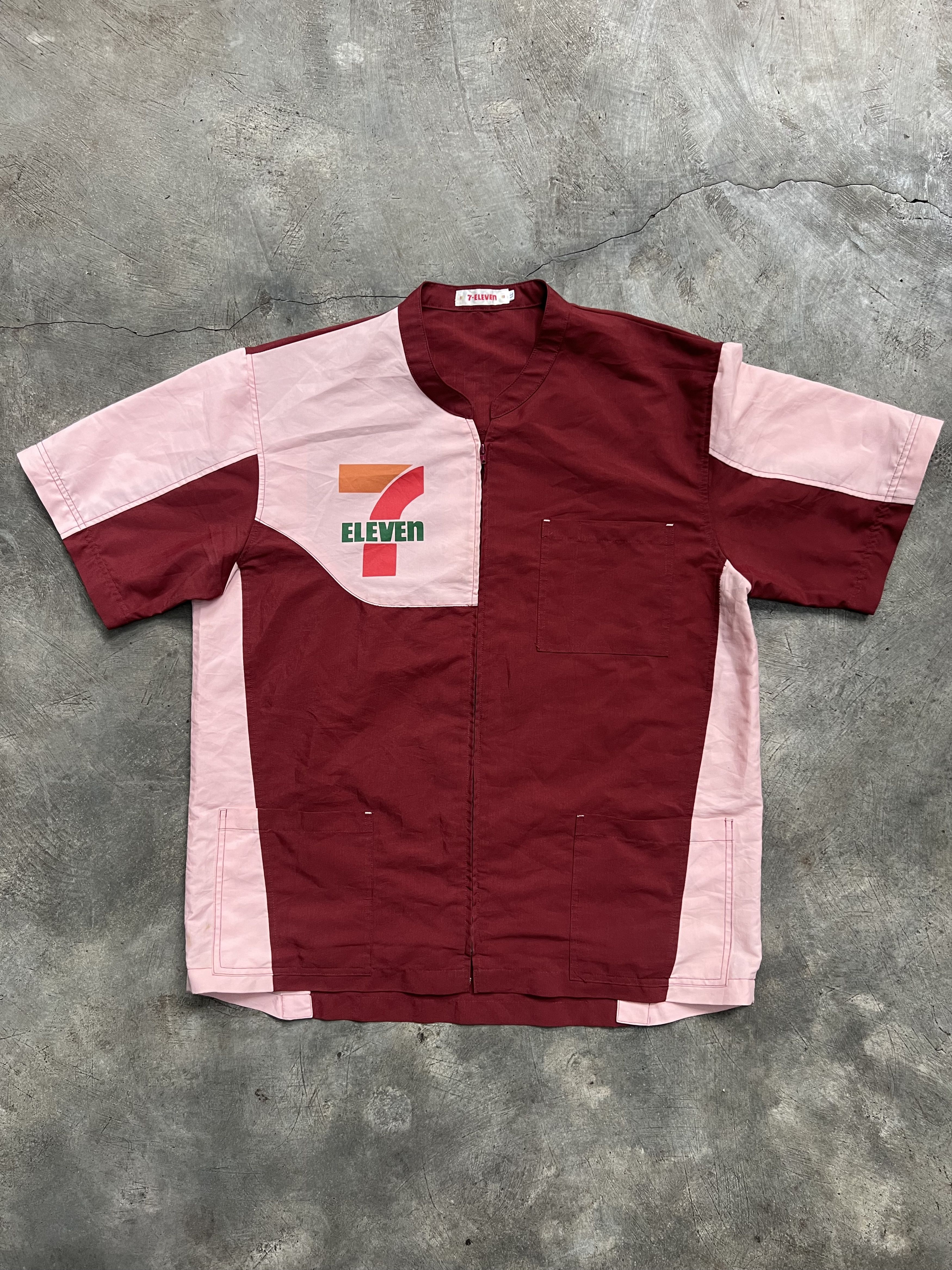 Japanese Brand vintage 7-eleven workshirt Size US XL / EU 56 / 4 - 1 Thumbnail