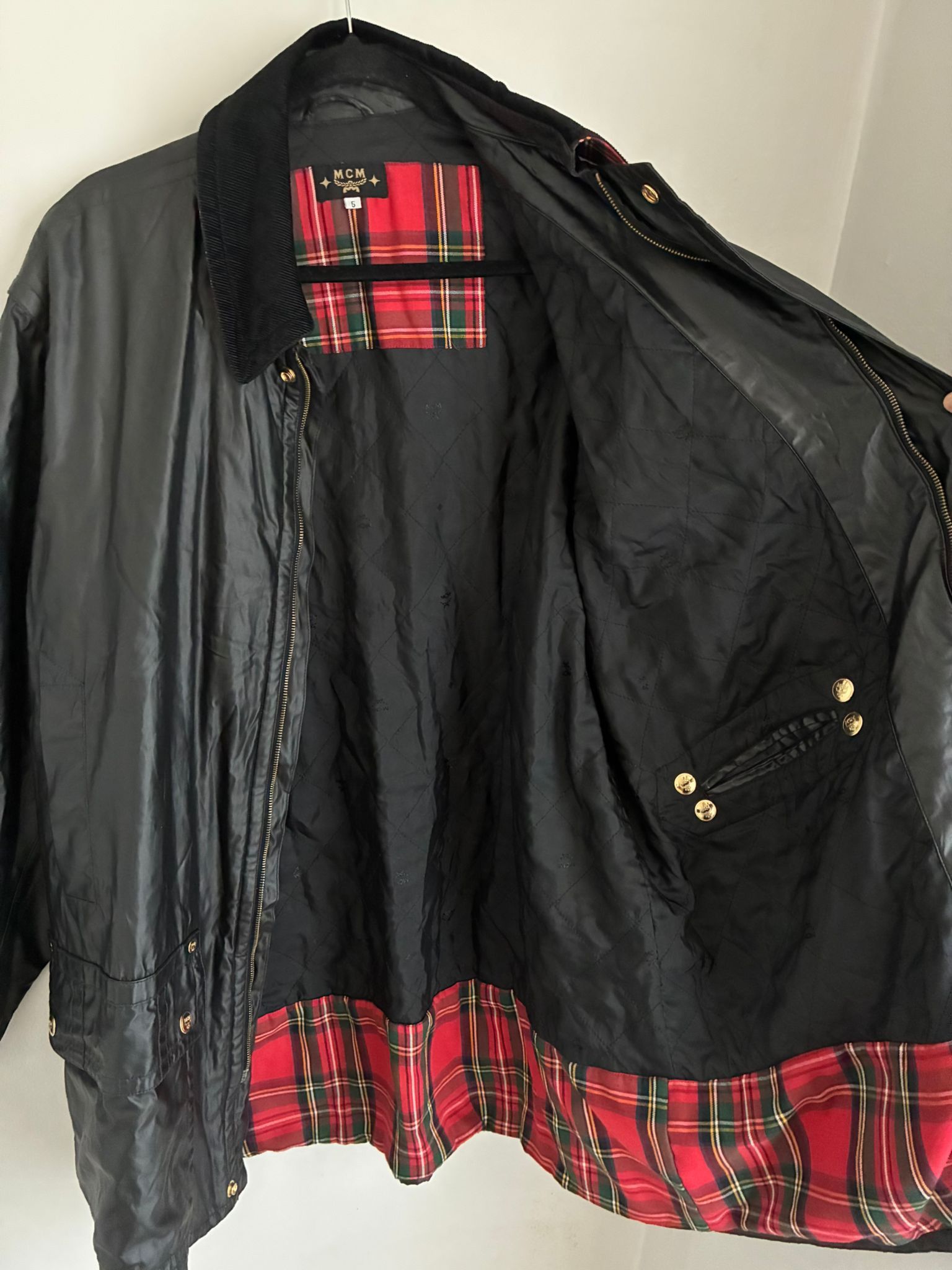 MCM Vintage archive MCM waxed jacket luxury retro 90s 80s rare Size US L / EU 52-54 / 3 - 5 Thumbnail