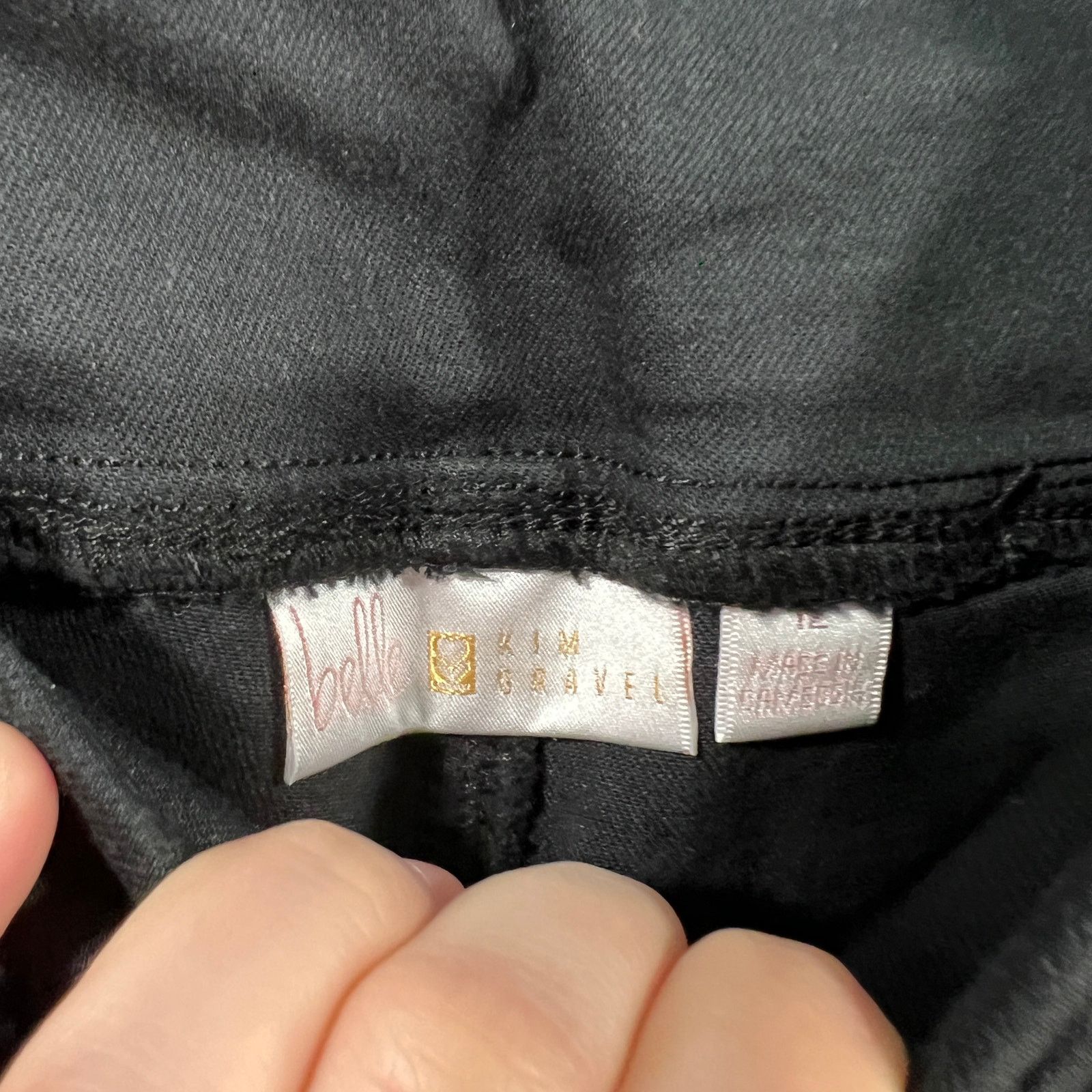 Other Belle By Kim Gravel TripleLuxe Reg Twill Cropped Str Size 34" / US 12 / IT 48 - 3 Thumbnail