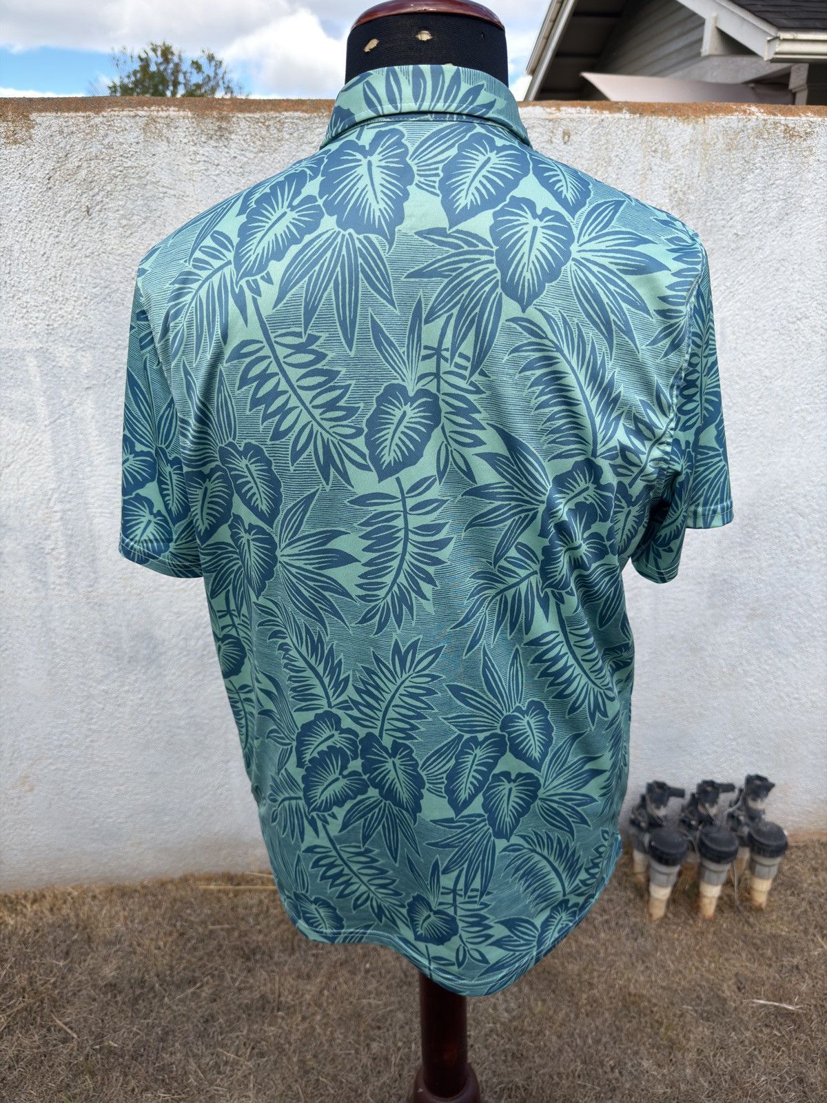 Reyn Spooner PreOwned Reyn Spooner Brrr Polo Shirt Hawaiian Print Men's L Size US L / EU 52-54 / 3 - 2 Thumbnail