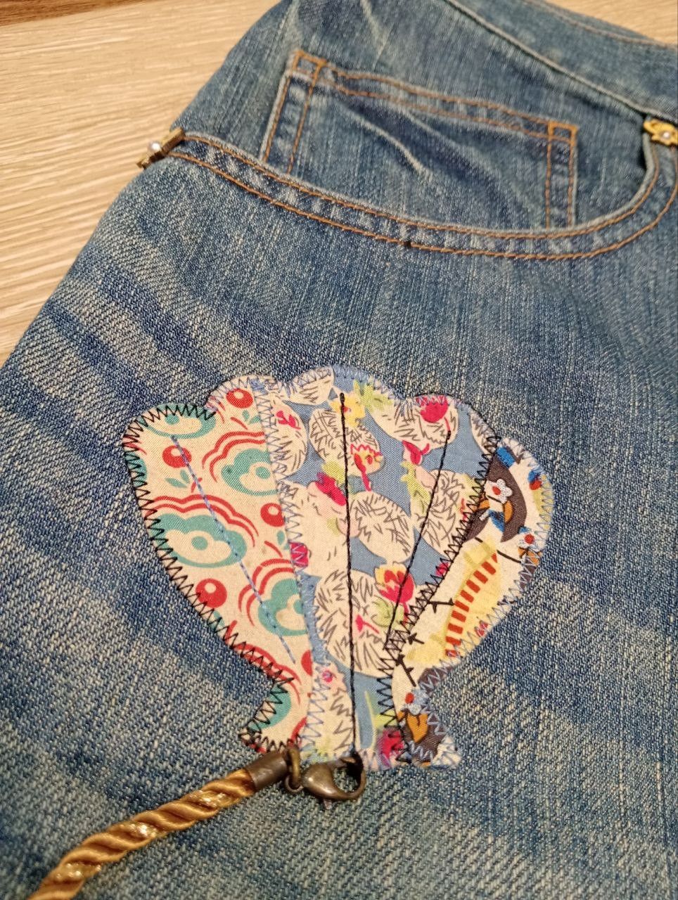 Tsumori Chisato VINTAGE TSUMORI CHISATO ISSEY MIYAKE DENIM MINI SKIRT Size 29" - 4 Thumbnail