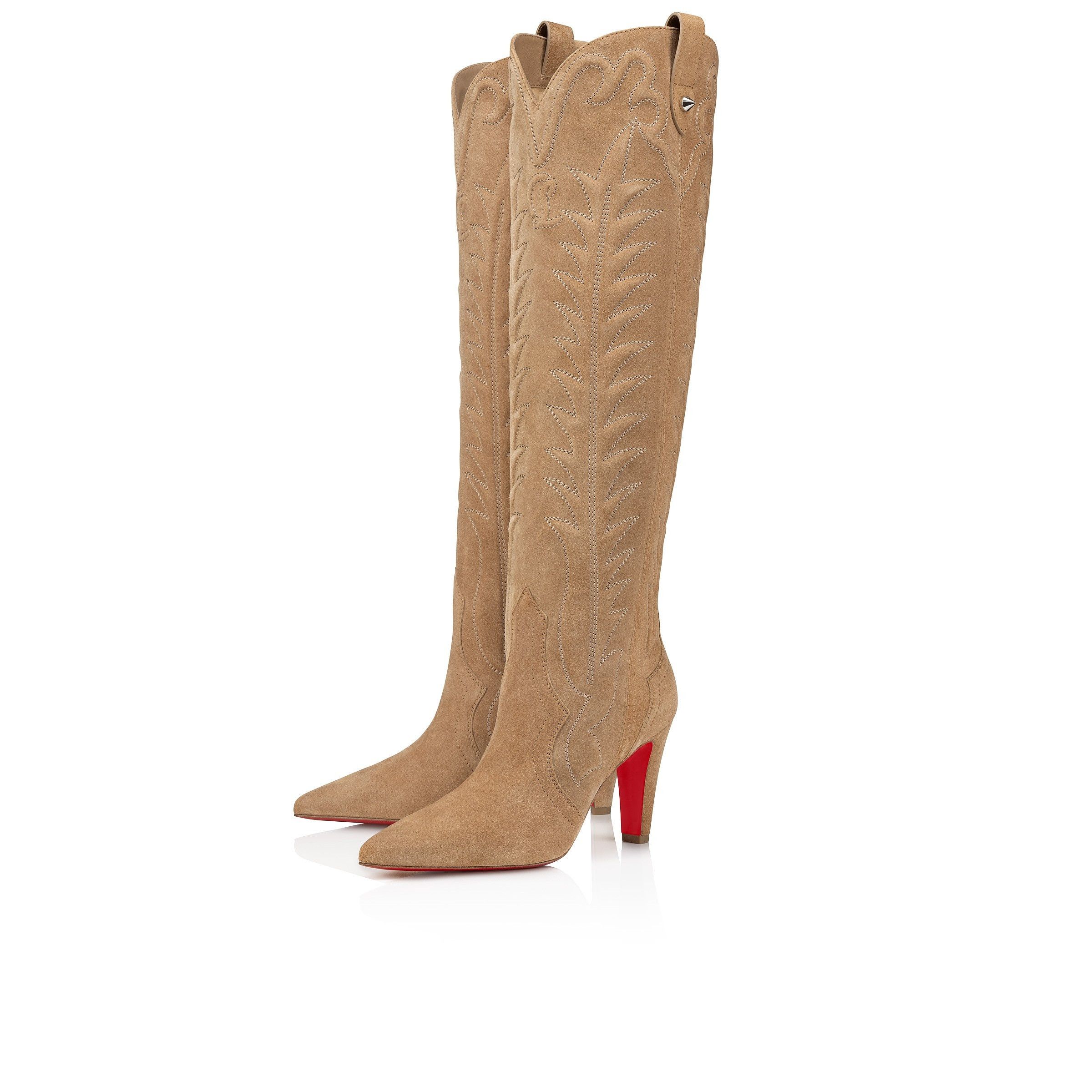 Christian Louboutin Santia Botta 85mm Beige Size US 7 / IT 37 - 1 Thumbnail