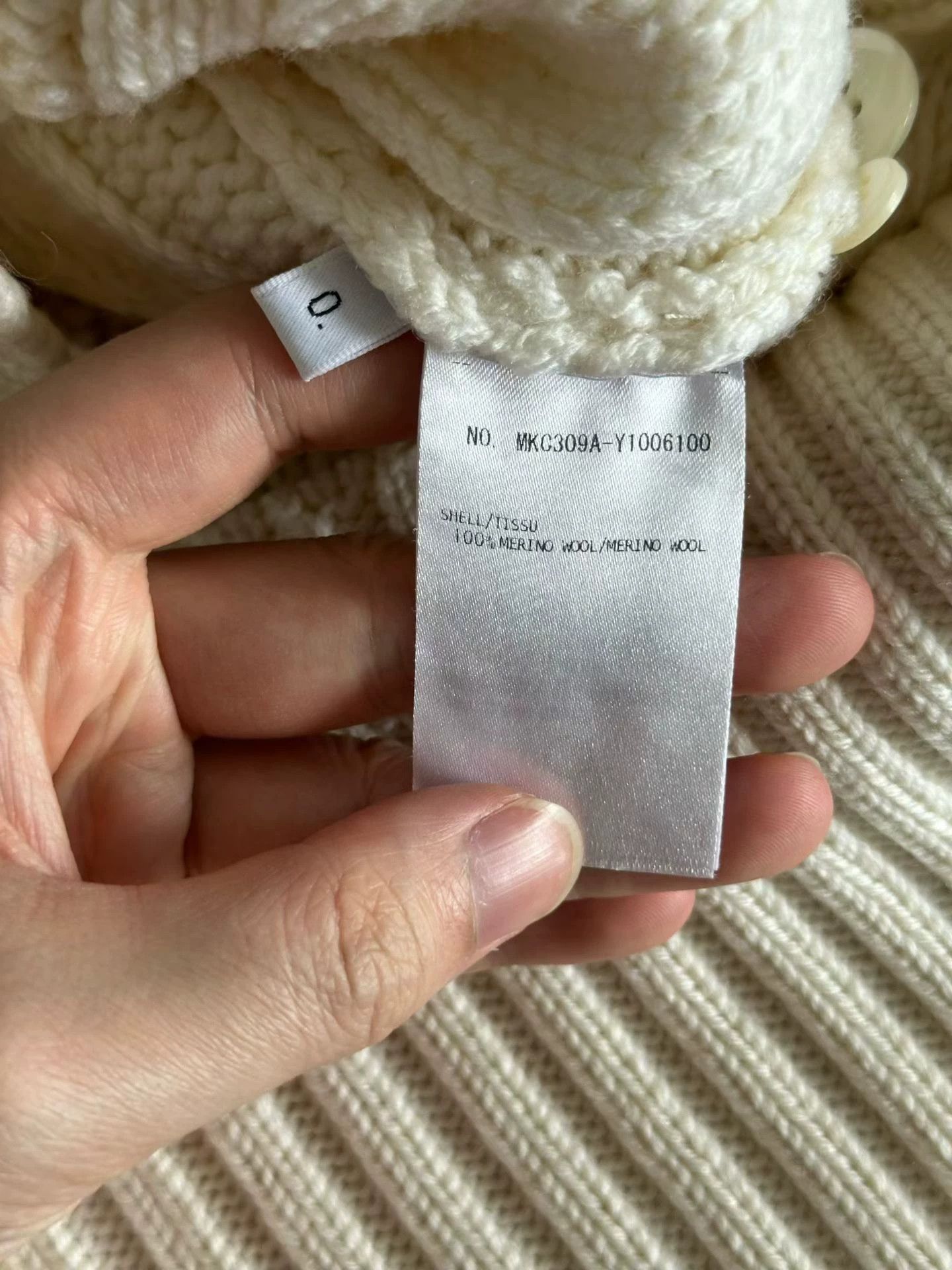 Thom Browne Thom Browne Off-White Wool Cardigan Size 0 New Size XS / US 0-2 / IT 36-38 - 4 Thumbnail