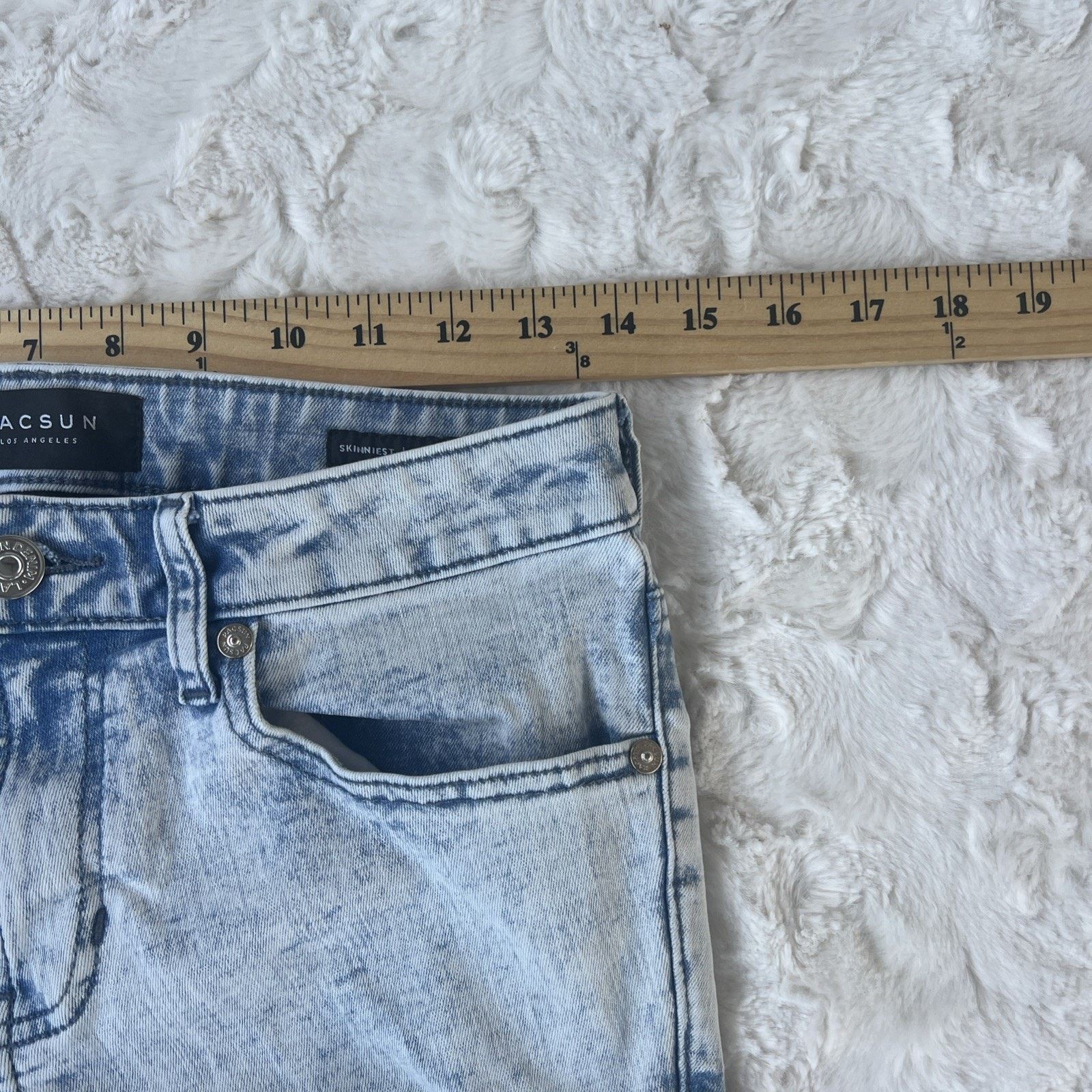 Pacsun PacSun Men's 28 X 30 Skinny Jeans Distressed Active Stretch Size US 28 / EU 44 - 4 Thumbnail