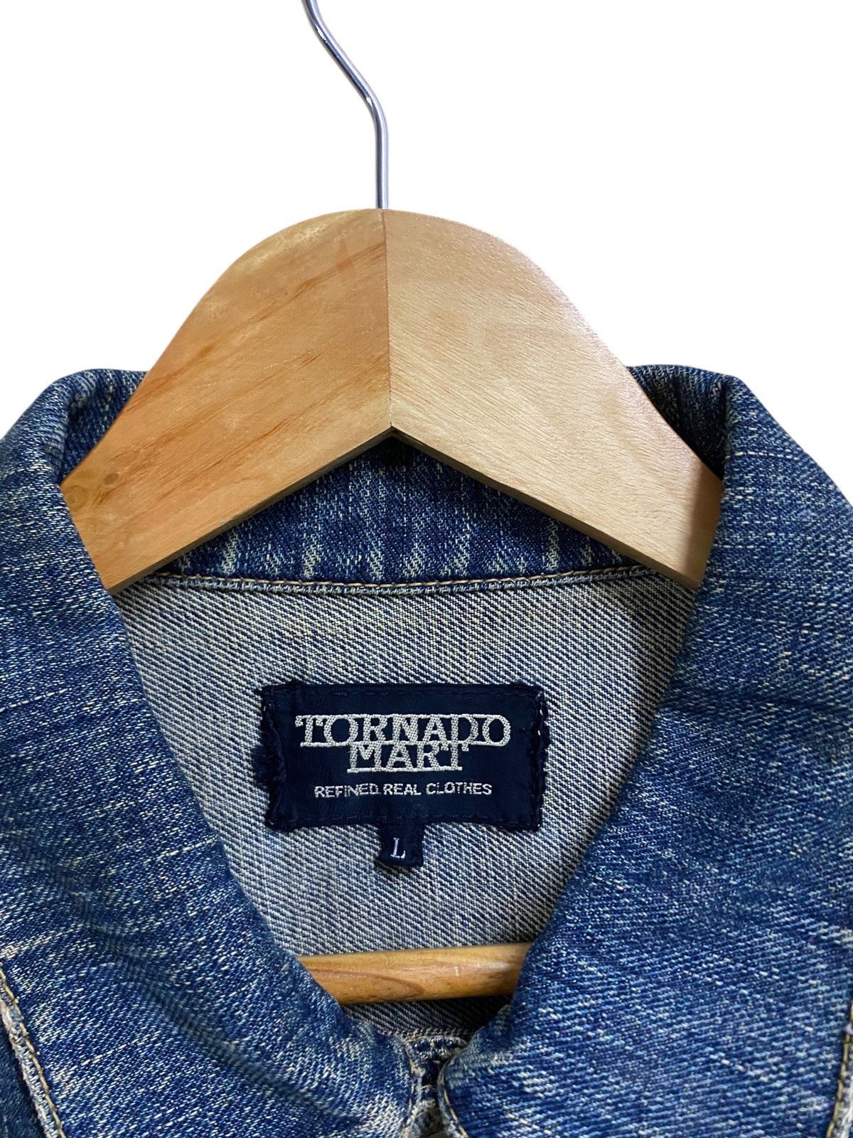 Tornado Mart Rare Vintage Japanese Brand Tornado Mart Denim Jacket 1990s Size US L / EU 52-54 / 3 - 9 Thumbnail