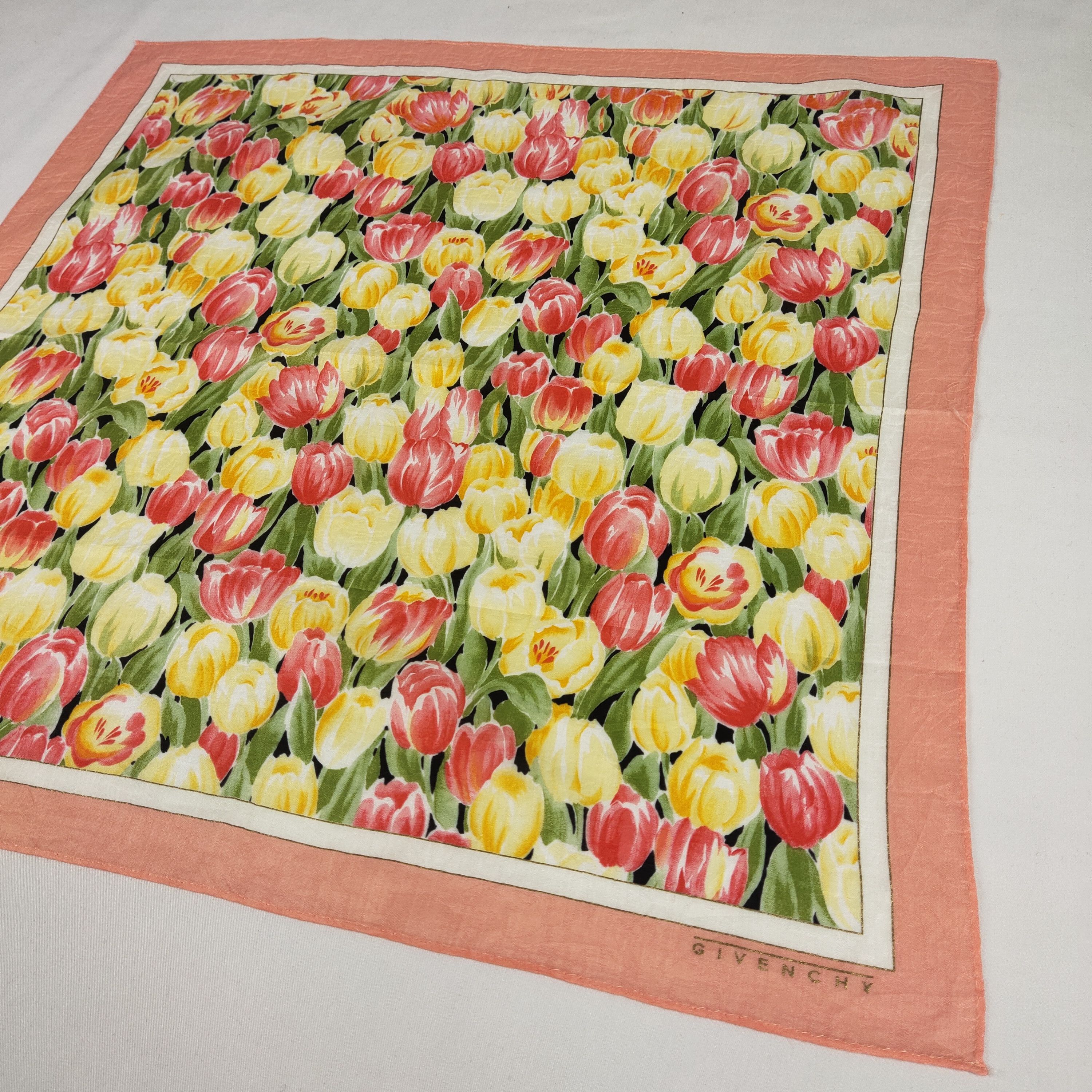 Vintage Givenchy Handkerchief / Neckerchief / Bandana FZ445 Size ONE SIZE - 4 Thumbnail
