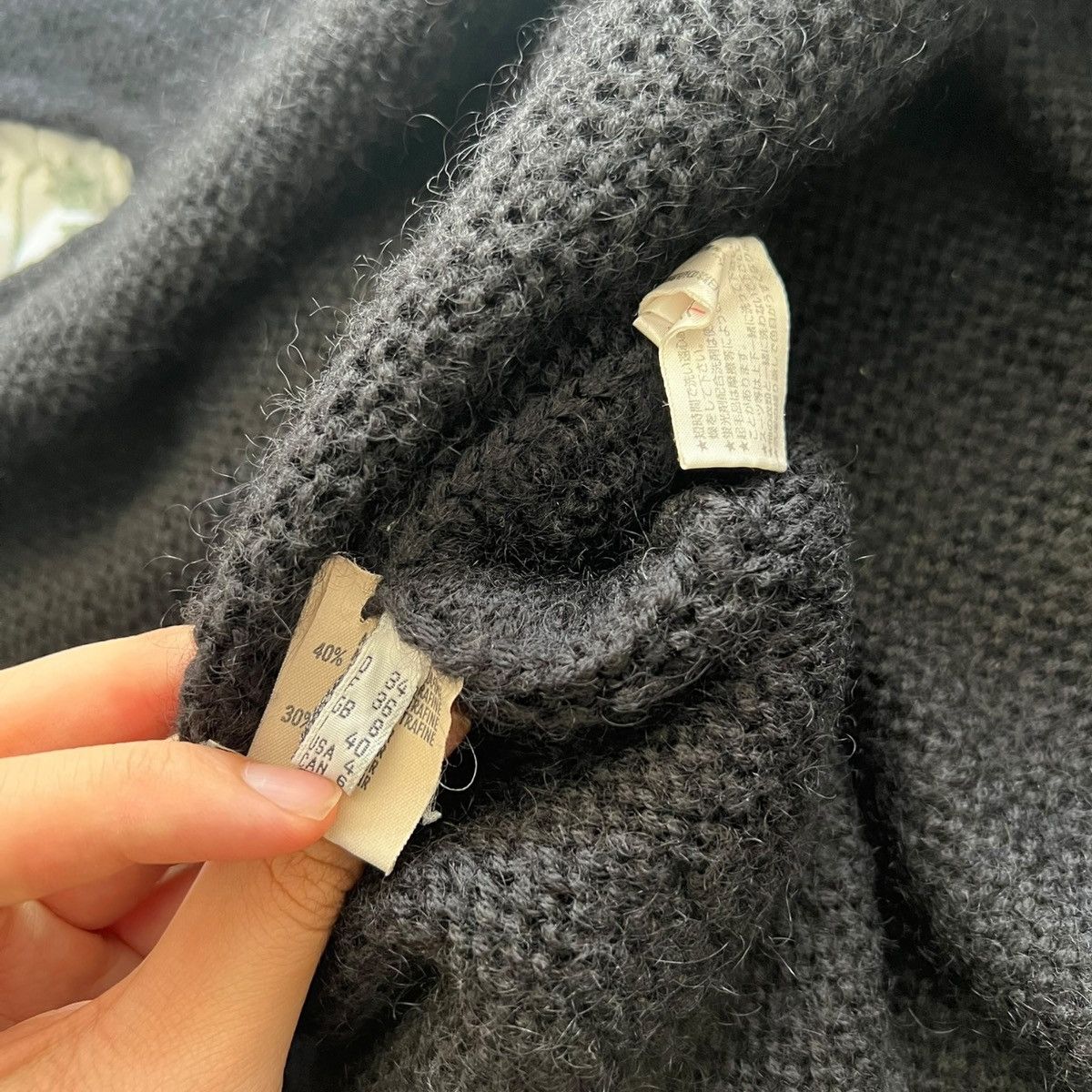 Rick Owens Rick owens aw04 queen knitted cloak Size S / US 4 / IT 40 - 5 Thumbnail