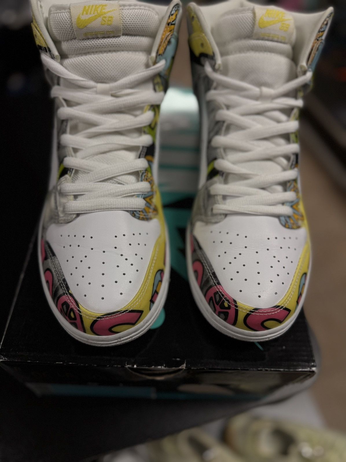Nike Nike SB Dunk High De La Soul Size 11 🧼 W BOX Size US 11 / EU 44 - 8 Thumbnail