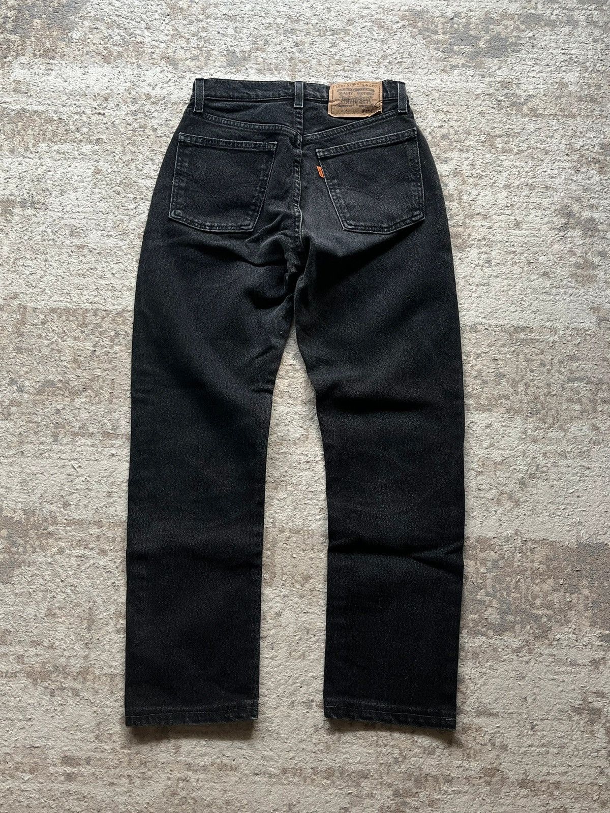 Levi's Levi’s 805 Vintage 1996 Sz W 27 Black Jeans Made in Italy Size 27" / US 4 / IT 40 - 12 Thumbnail