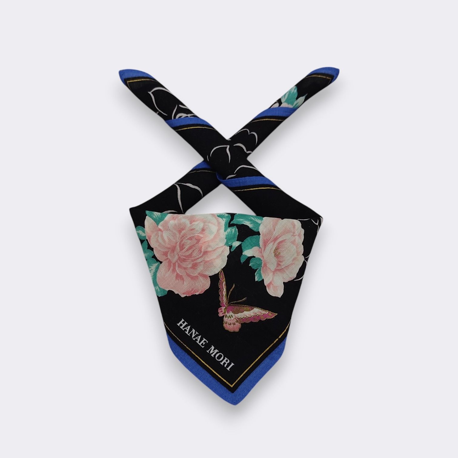 Hanae Mori Vintage Hanae Mori Handkerchief Neckerchief Bandana H437M Size ONE SIZE - 1 Thumbnail