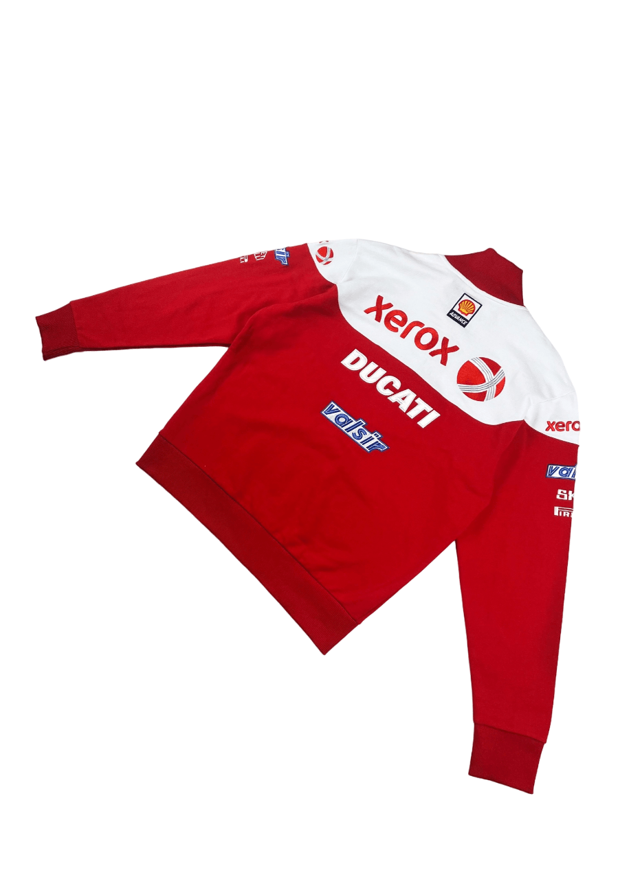 Ducati × Vintage Vintage Ducati Half Zip Sweatshirt XL Size US XL / EU 56 / 4 - 2 Thumbnail
