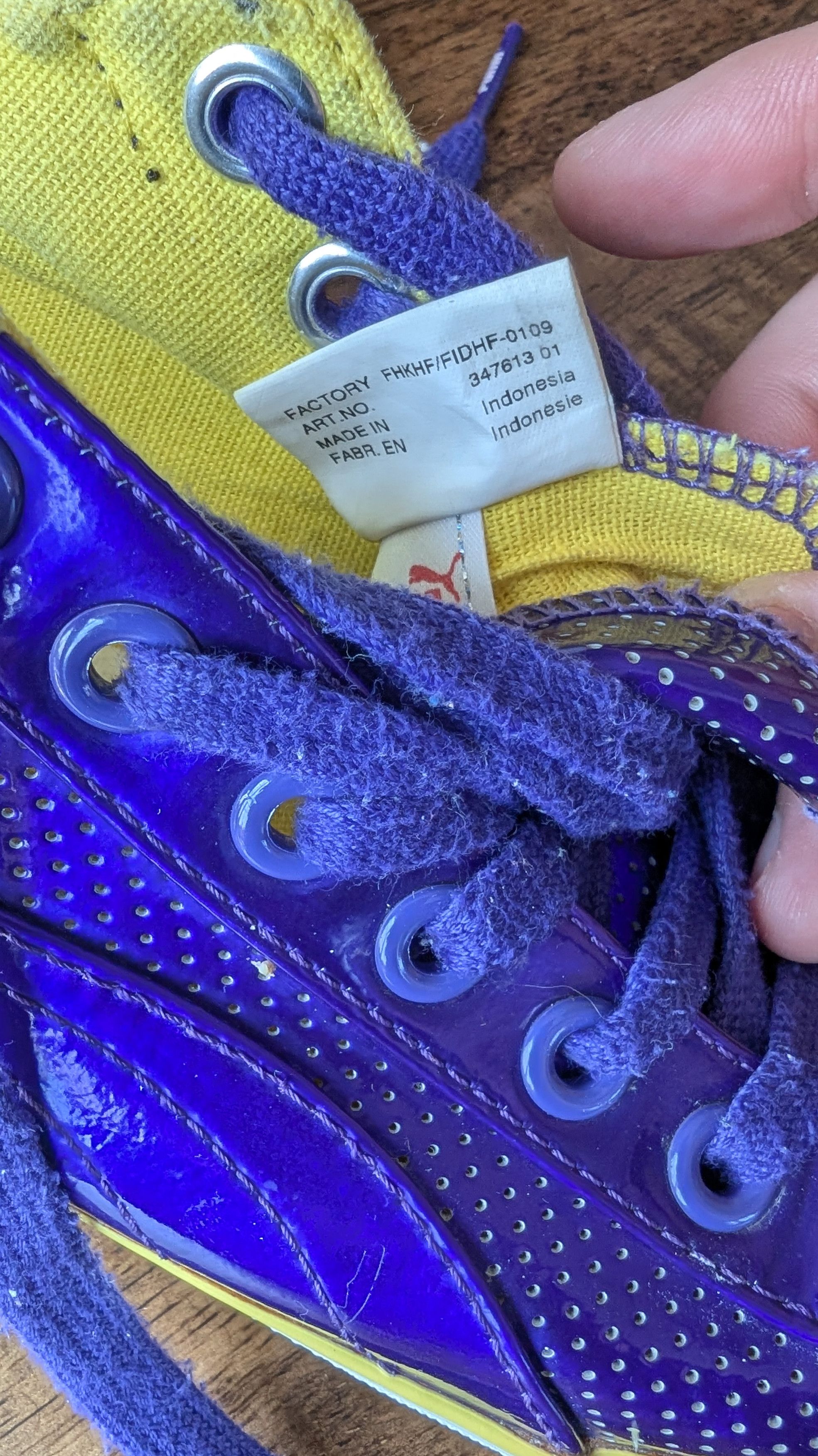 Puma Puma Womens Sneakers/Shoes Metallic Purple Low Top SZ 9 Rare Size US 9 / IT 39 - 8 Thumbnail