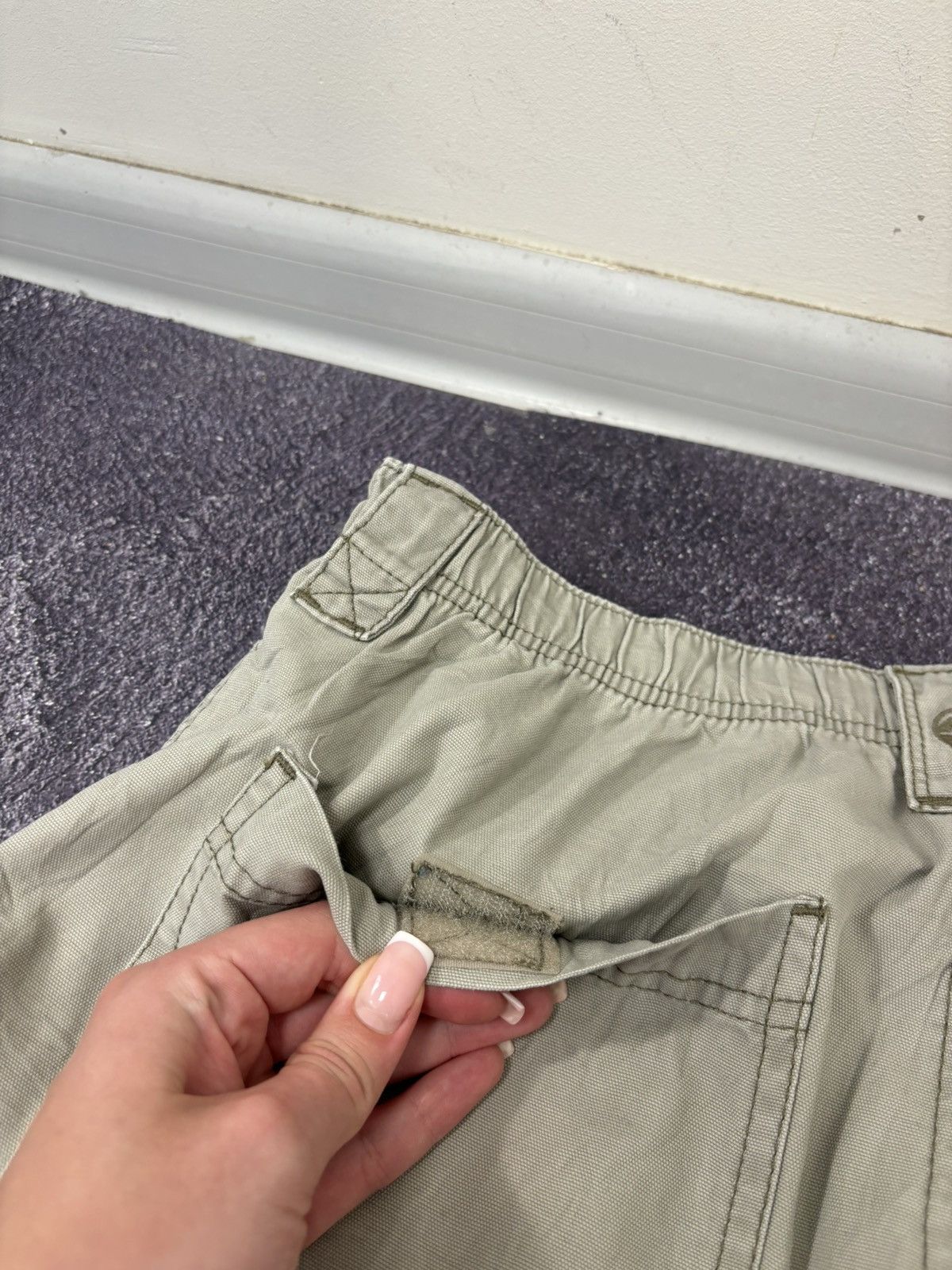 Vintage Vintage Wrangler Y2K Beige Military Utility Cargo Shorts Size US 34 / EU 50 - 16 Thumbnail