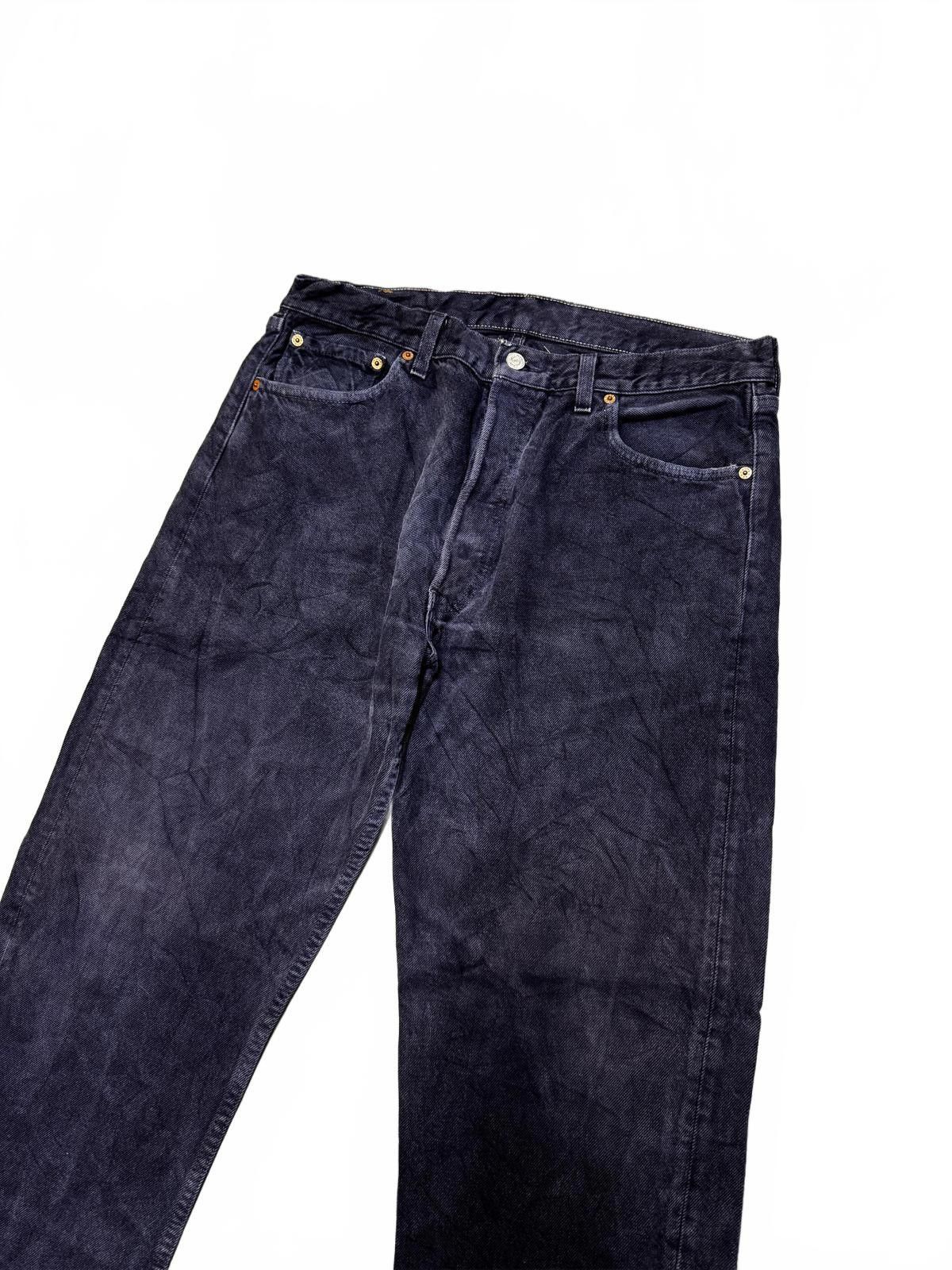 Levi's Levi's Navy 501 Men's Denim Jeans Size US 34 / EU 50 - 3 Thumbnail