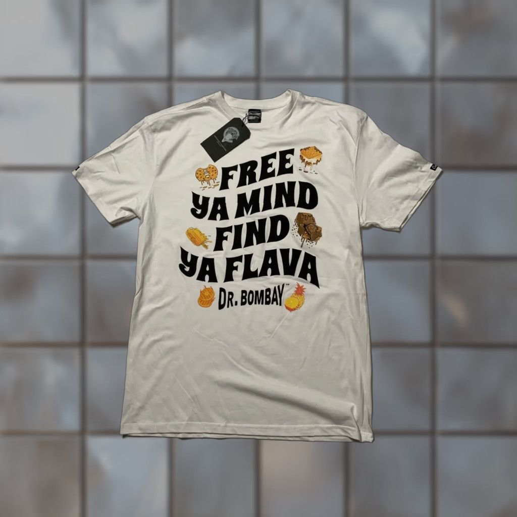 Crooks & Castles NWT Crooks & Castles Dr. Bombay Free Ya Mind Find Ya Flava White T-Shirt L Mens Size White Size US L / EU 52-54 / 3 - 1 Thumbnail