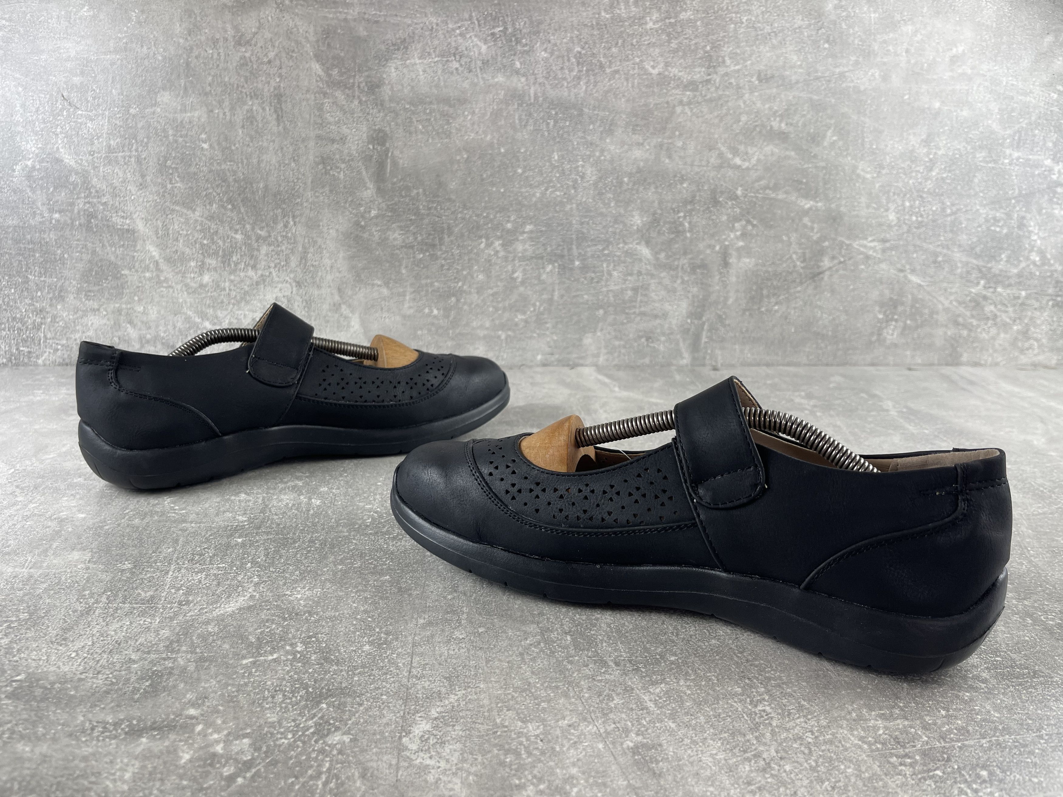 Genuine Leather 5th avenue leather y2k black mary jane sneakers Size US 11 / IT 41 - 6 Thumbnail