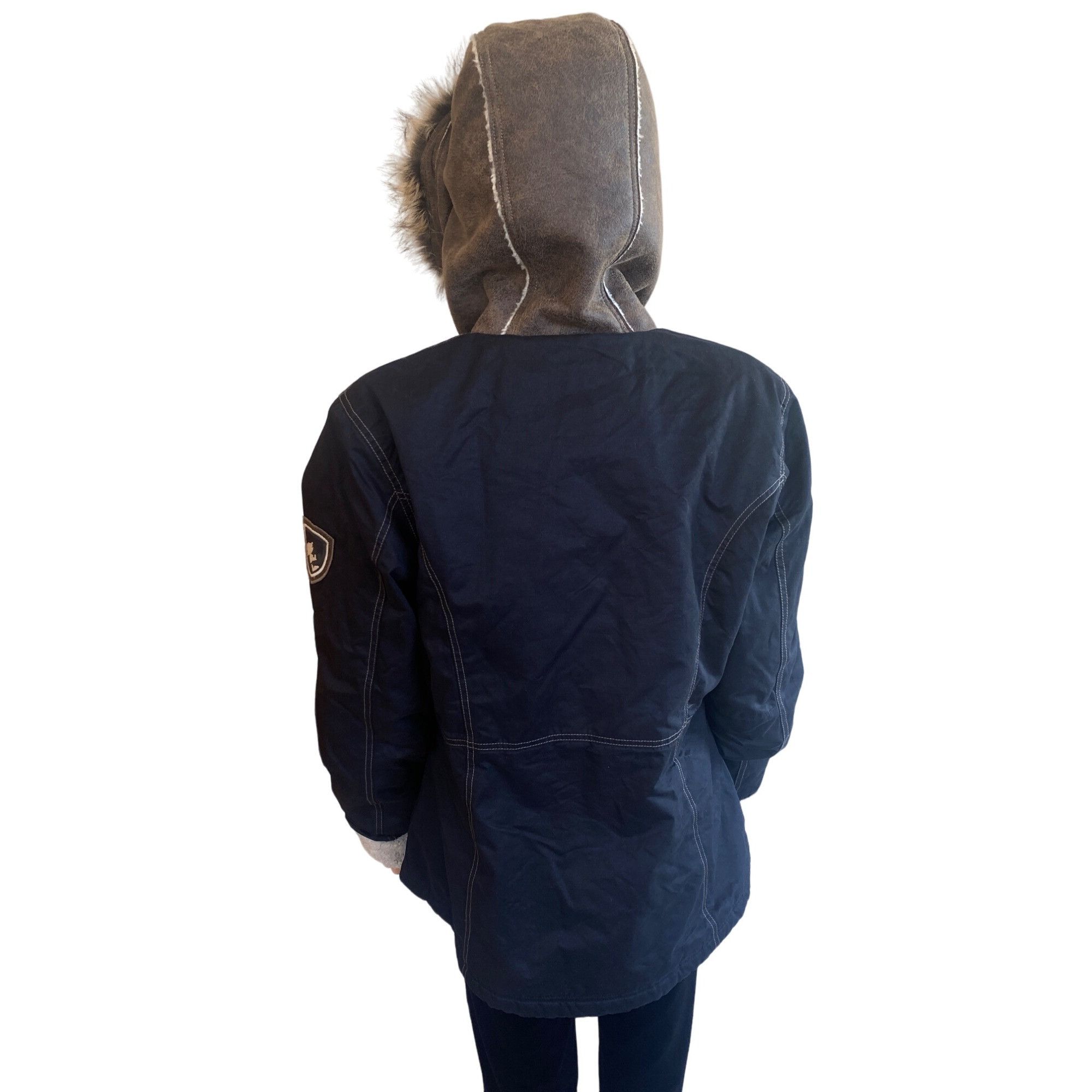 Kuhl NWT Kuhl Arktik Waxed Jacket L Faux Fur Sherling Fleece Hood Size L / US 10 / IT 46 - 11 Thumbnail