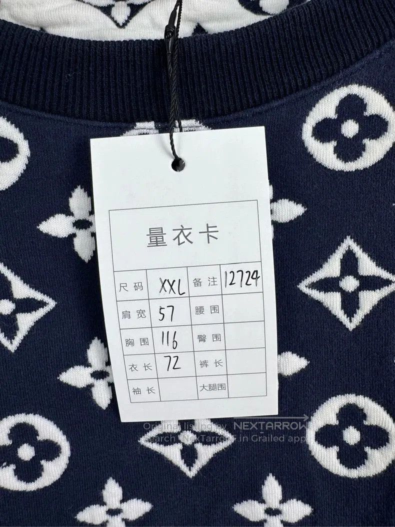Louis Vuitton LOUIS VUITTON Monogram Knit Sweatshirt. Size US XXL / EU 58 / 5 - 6 Thumbnail