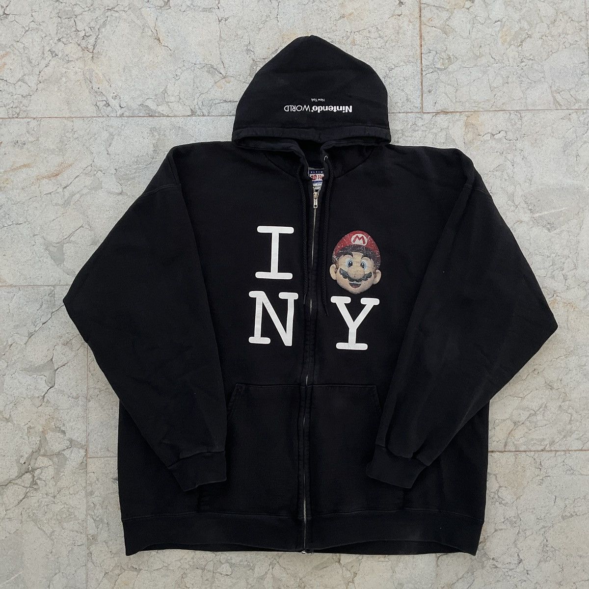 Nintendo Vintage Nintendo World New NYC Mario Video Game Promo Hoodie Size US XL / EU 56 / 4 - 1 Thumbnail