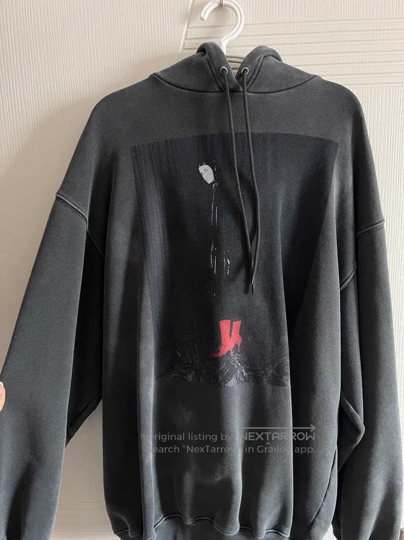 Balenciaga Balenciaga Grey Distressed Hoodie Size US XS / EU 42 / 0 - 1 Thumbnail