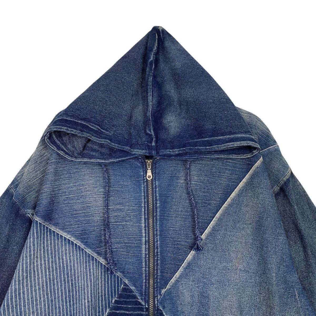 In The Attic IN THE ATTIC Jeans Short Sleeve Hoodie Jacket #2928-C132 Size US XXL / EU 58 / 5 - 3 Thumbnail