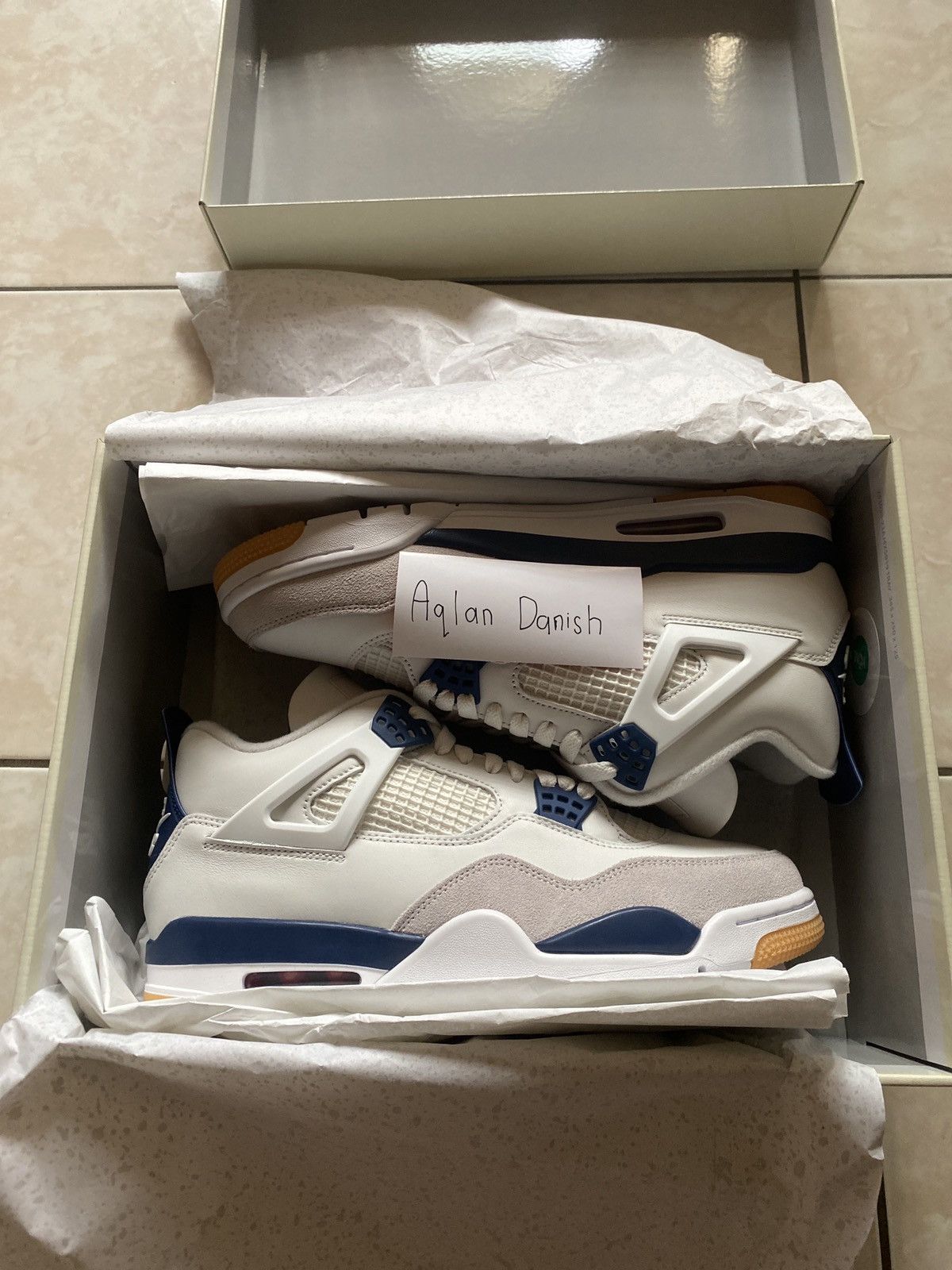 Jordan Brand × Nike Nike SB x Air Jordan 4 Retro SP 'Navy' Size US 10.5 / EU 43-44 - 8 Thumbnail