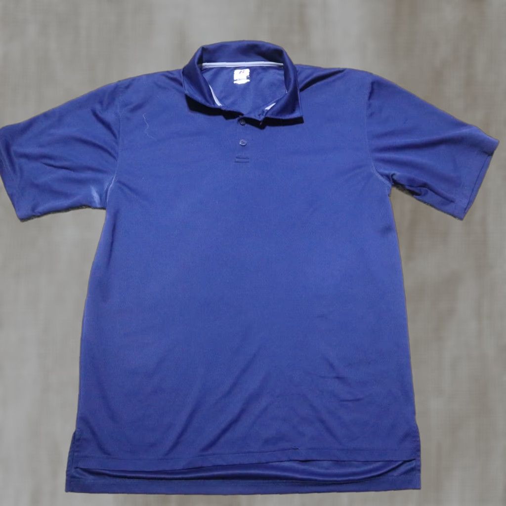 Russell Athletic Russell Athletic Dri-Power Polo Shirt Blue Adult Mens Size L Size US L / EU 52-54 / 3 - 1 Thumbnail