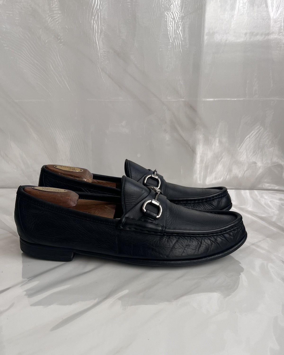 Gucci Gucci Men’s Horsebit Black leather loafer Size US 9 / EU 42 - 3 Thumbnail