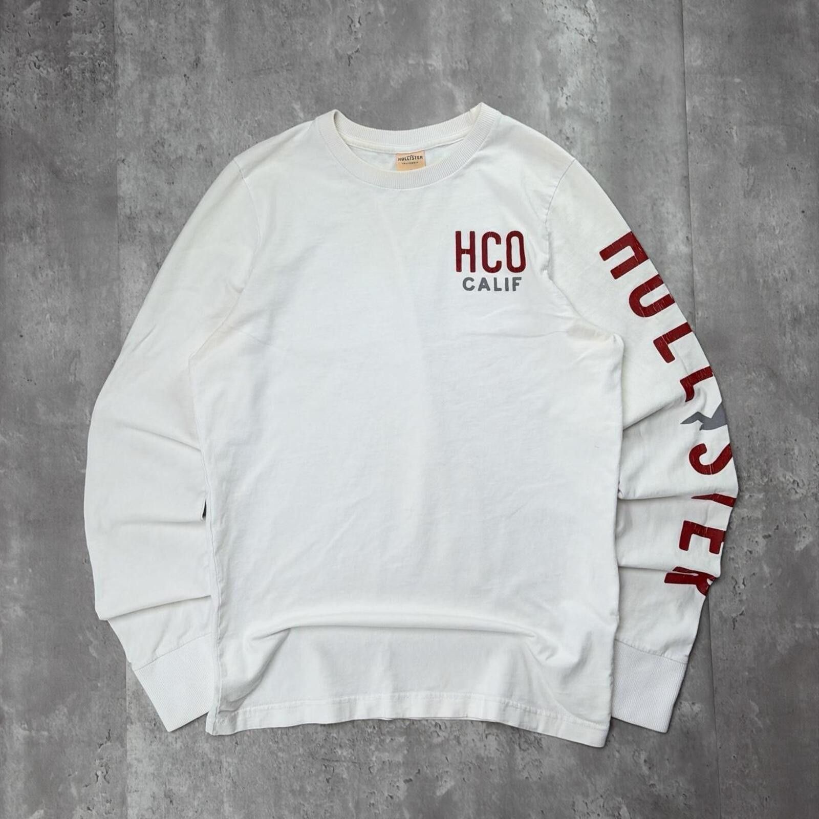 Other Y2K White Hollister Surf Grunge Distressed Long Sleeve Shirt Size US S / EU 44-46 / 1 - 1 Thumbnail