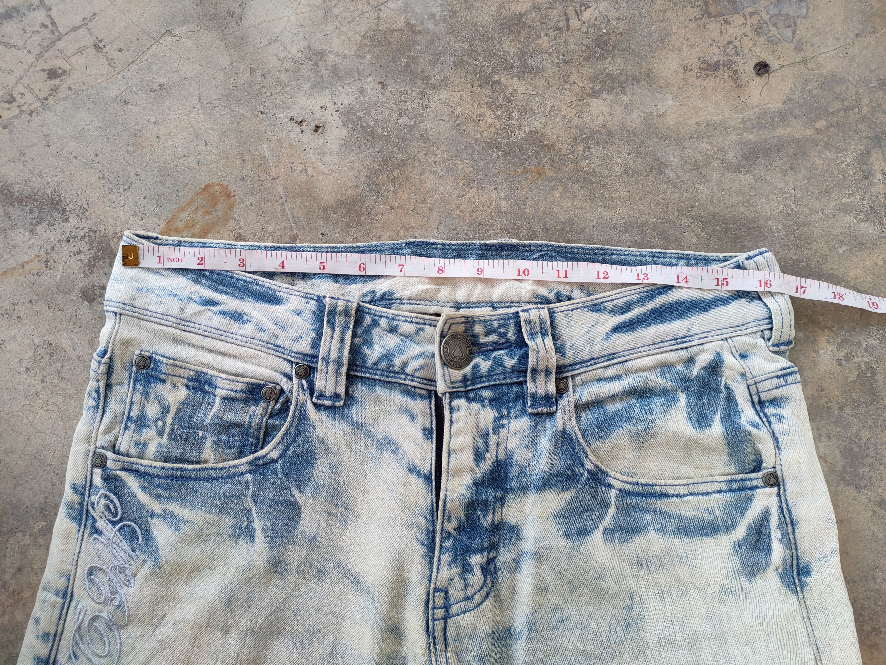 Japanese Brand VINTAGE MCD PUNK ROCK FADED WASH DISTRESSED JEANS PANTS Size US 32 / EU 48 - 7 Thumbnail