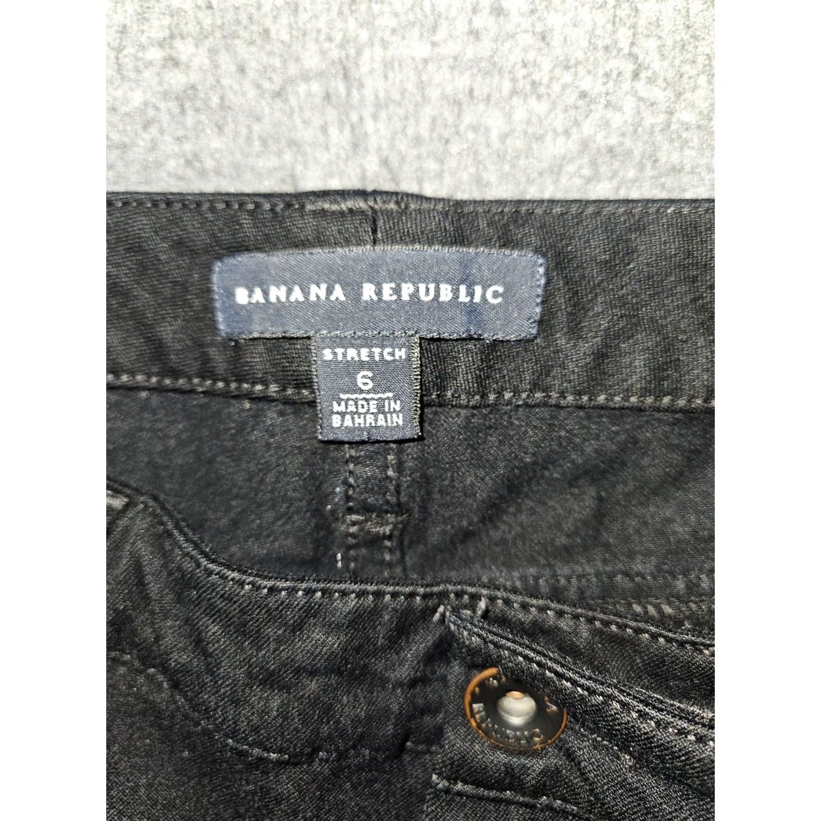 Banana Republic Banana Republic Jeans Womens 6 Black Dark Wash Low Rise Skinny Stretch Denim Jeans Womens 6 Black Dark Wash Low Rise Skinny Stretch Denim Size 28" / US 6 / IT 42 - 2 Thumbnail