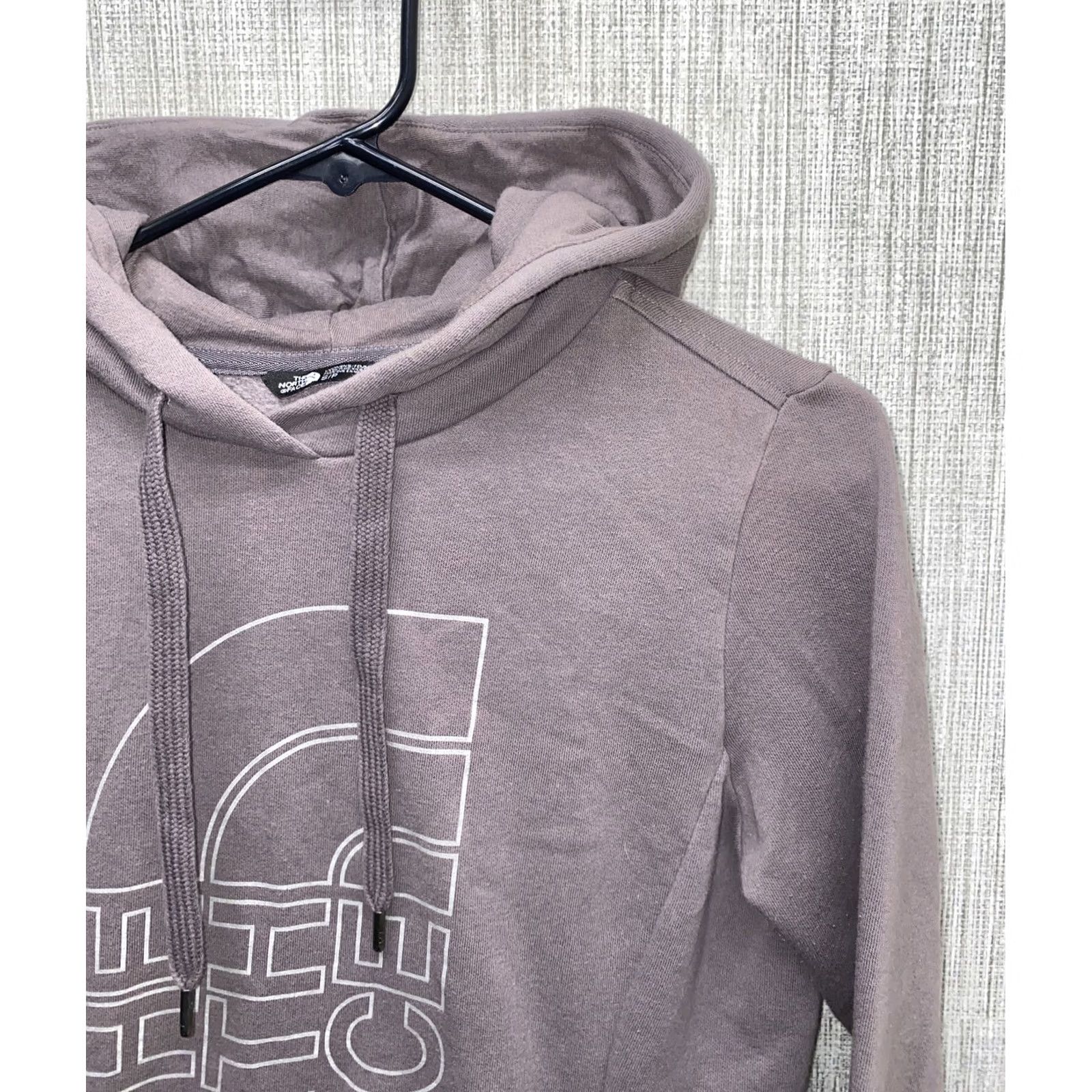 The North Face The North Face Hoodie Womens S Purple Gray Drawstring Pullover Size S / US 4 / IT 40 - 2 Thumbnail