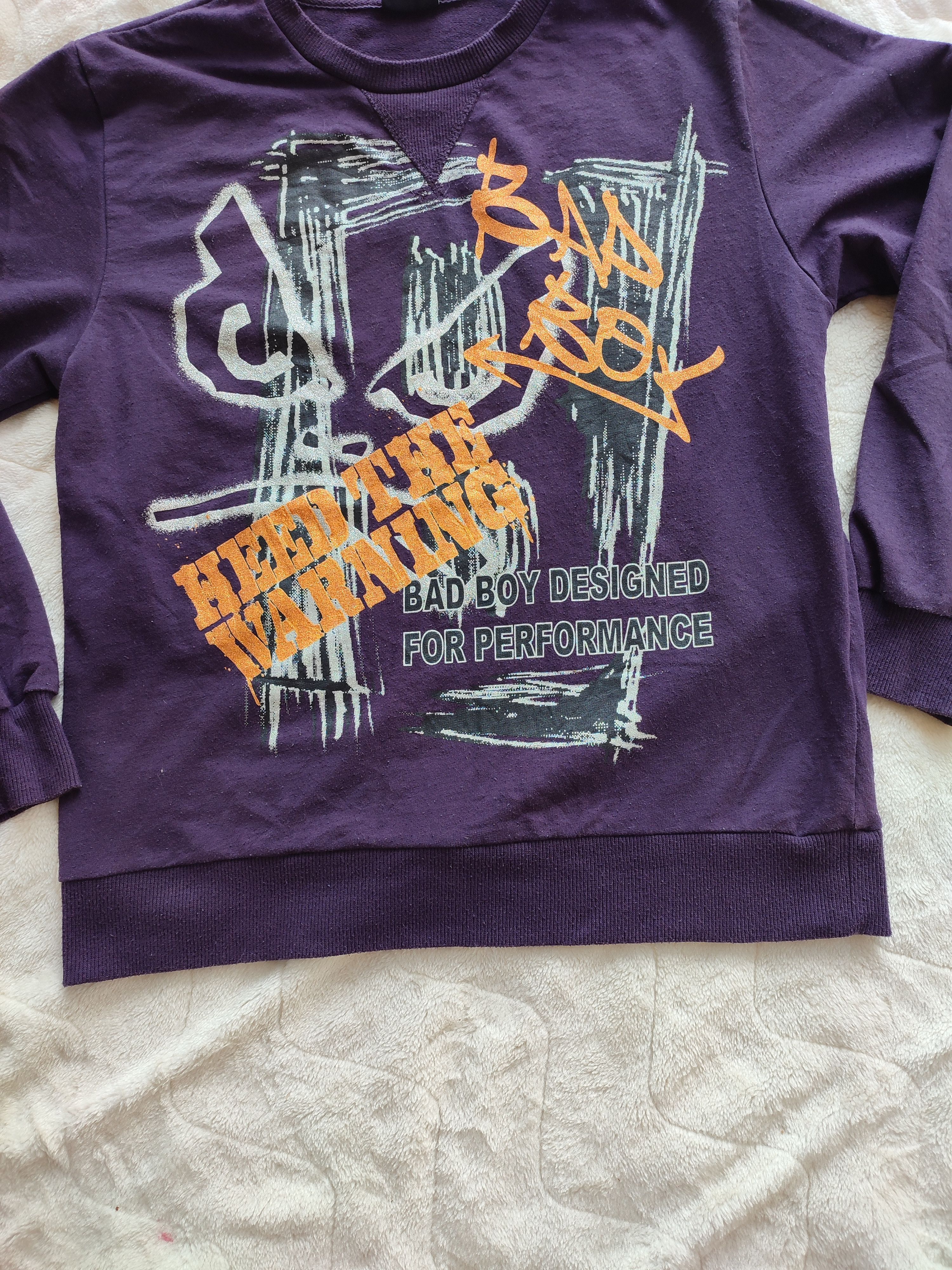 Vintage 💥90s💥 BAD BOY FOR PERFORMANCE SWEATSHIRT Size US S / EU 44-46 / 1 - 9 Thumbnail