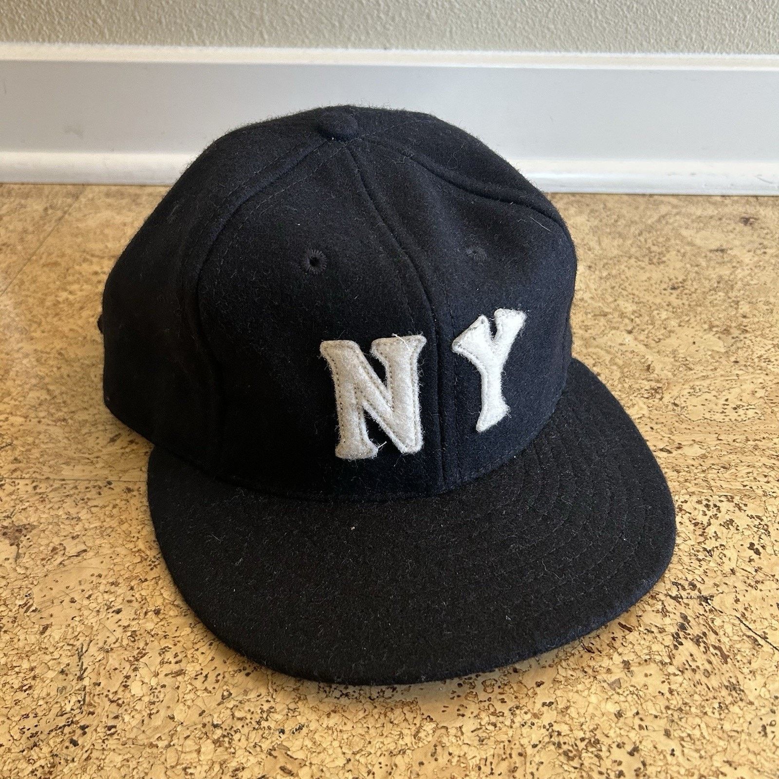 Comme des Garcons × Ebbets Field Flannels CDG x Ebbets black wool