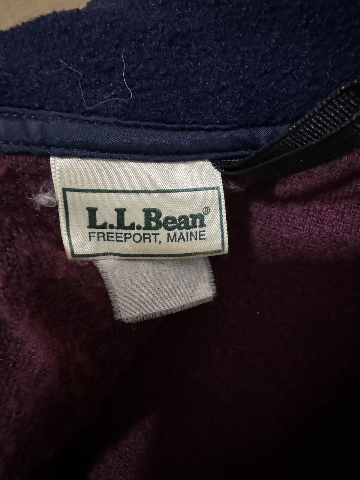 L.L. Bean × Vintage Vintage LL BEAN Half Zipper Fleece Size US M / EU 48-50 / 2 - 7 Thumbnail