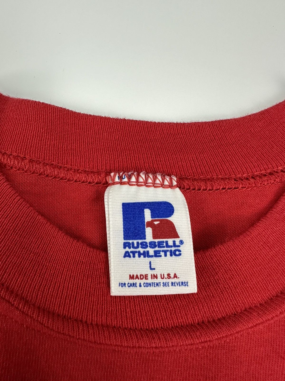 Russell Athletic Rare Russell Jonhnys Vintage Toys Made in Usa Tshirt A605 Size US L / EU 52-54 / 3 - 7 Thumbnail