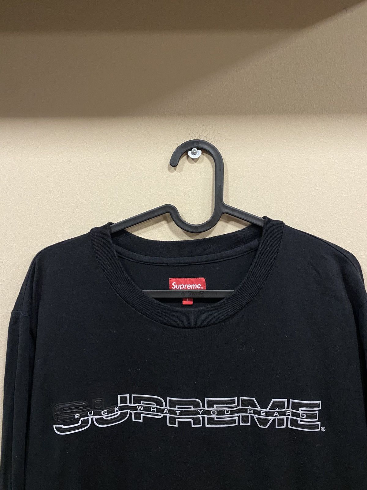 Supreme Supreme Fuck Do You Heard Longsleeve Size US L / EU 52-54 / 3 - 2 Thumbnail