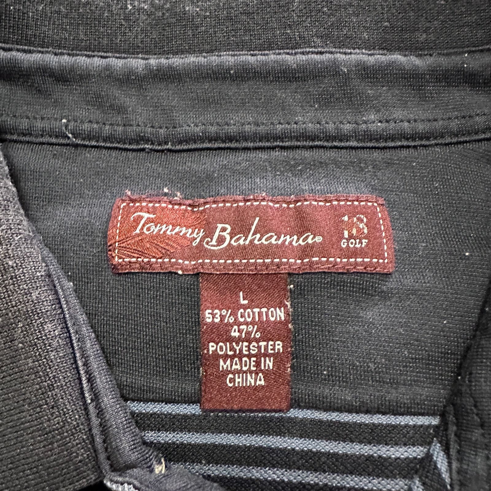 Tommy Bahama Tommy Bahama navy striped polo Size US L / EU 52-54 / 3 - 4 Thumbnail