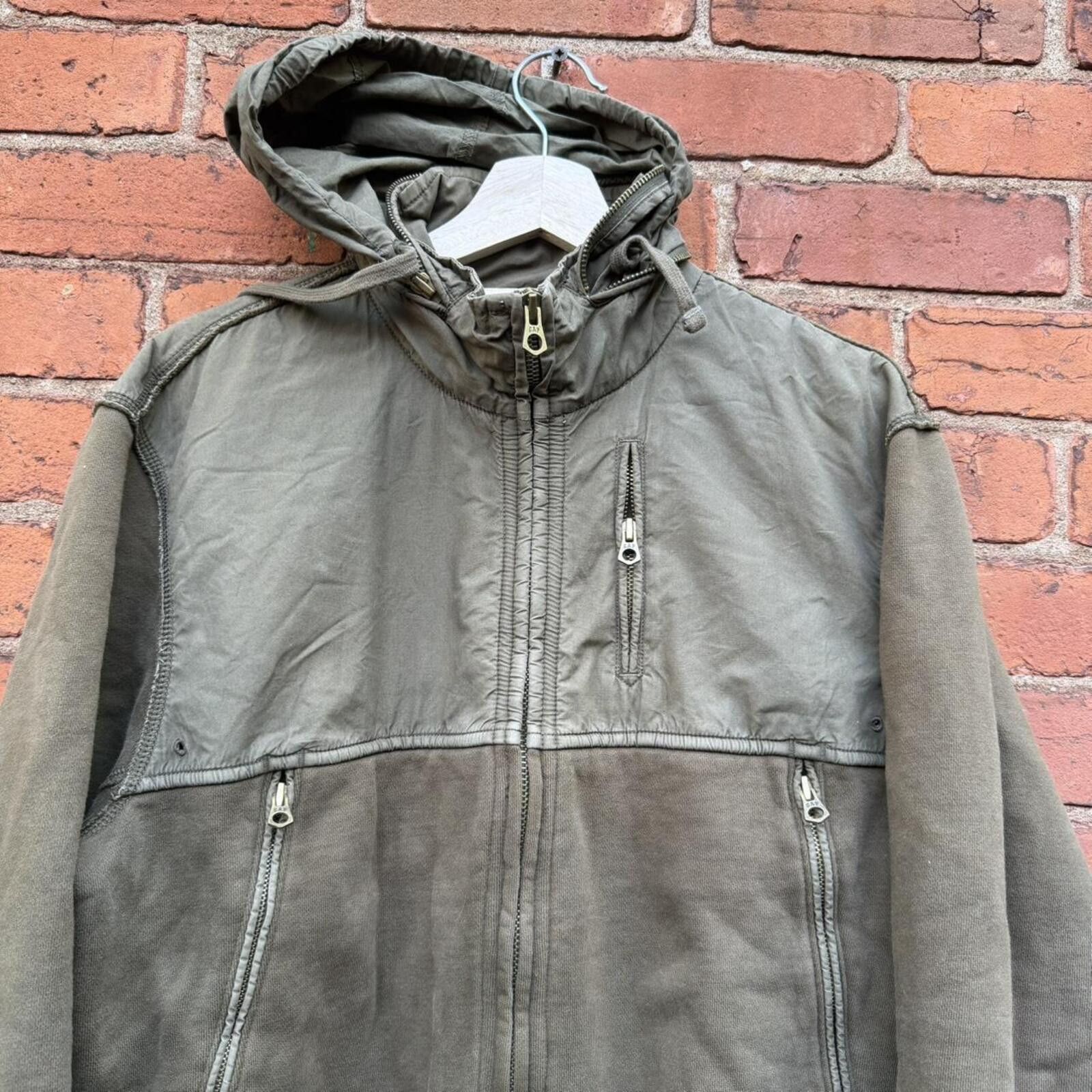Gap Vintage gap zip up military style tactical hoodie 2006 L Size US L / EU 52-54 / 3 - 3 Thumbnail