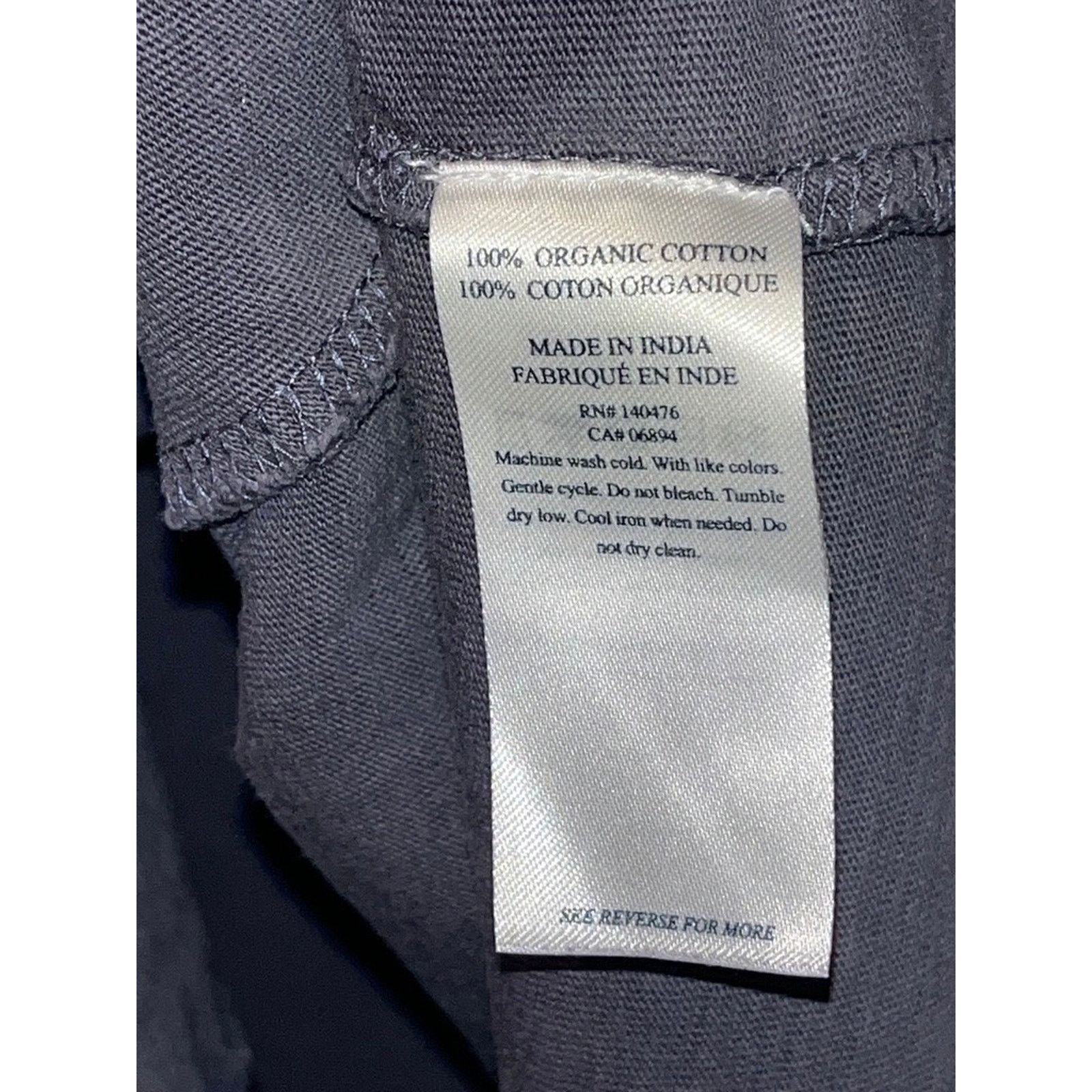 Faherty Faherty Sunwashed Slub Pocket T Shirt XL Blue Grey Cotton Size US XL / EU 56 / 4 - 5 Thumbnail