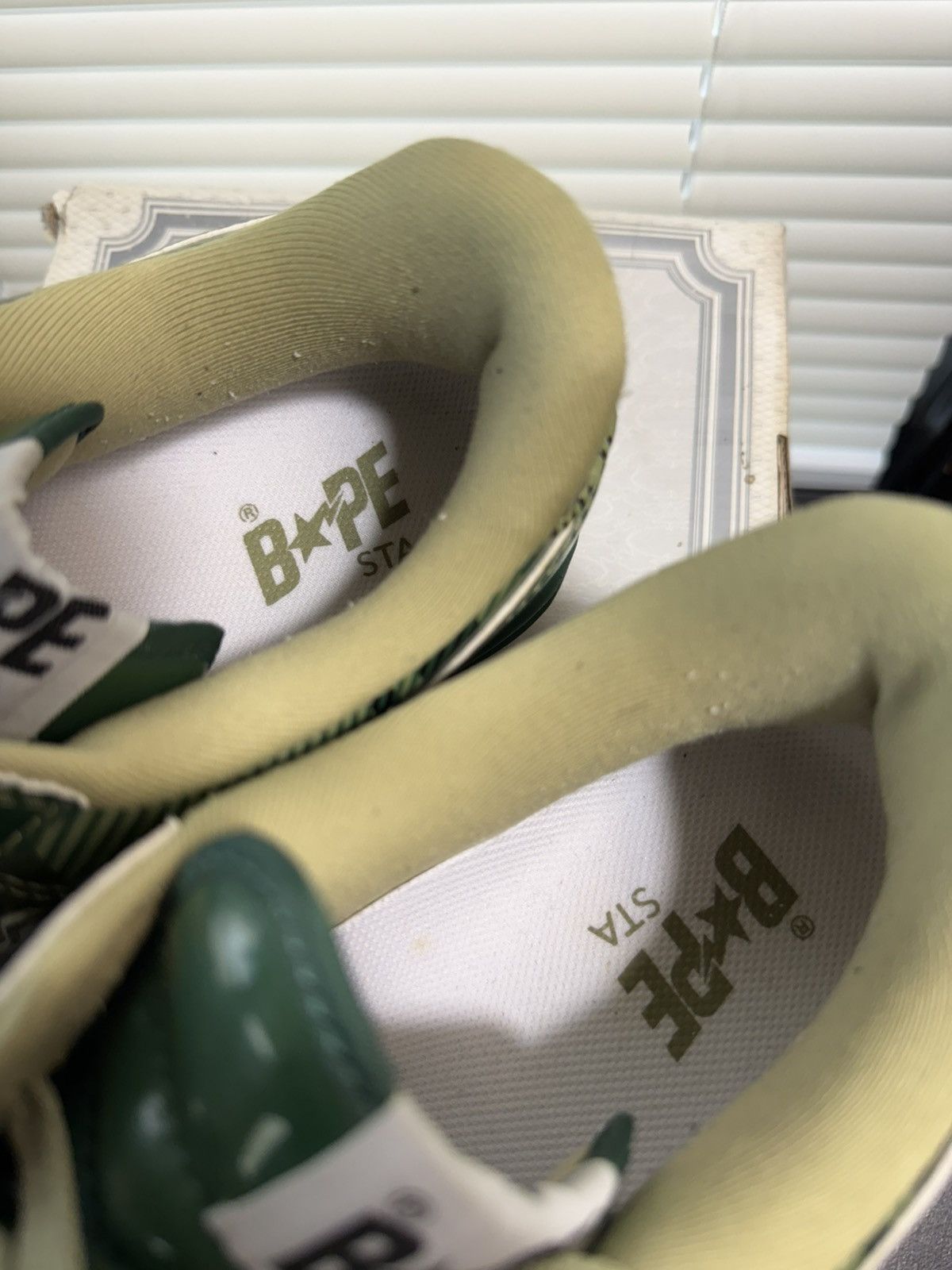 Bape Bapesta Green Check Shoes Size 9 Size US 9 / EU 42 - 16 Thumbnail